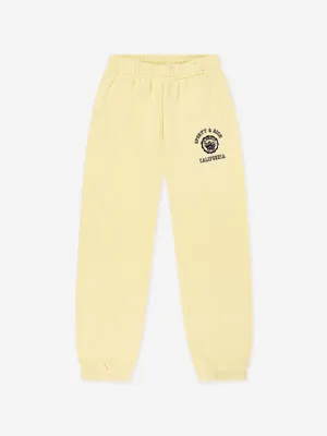 Kids California Emblem Joggers in Yellow