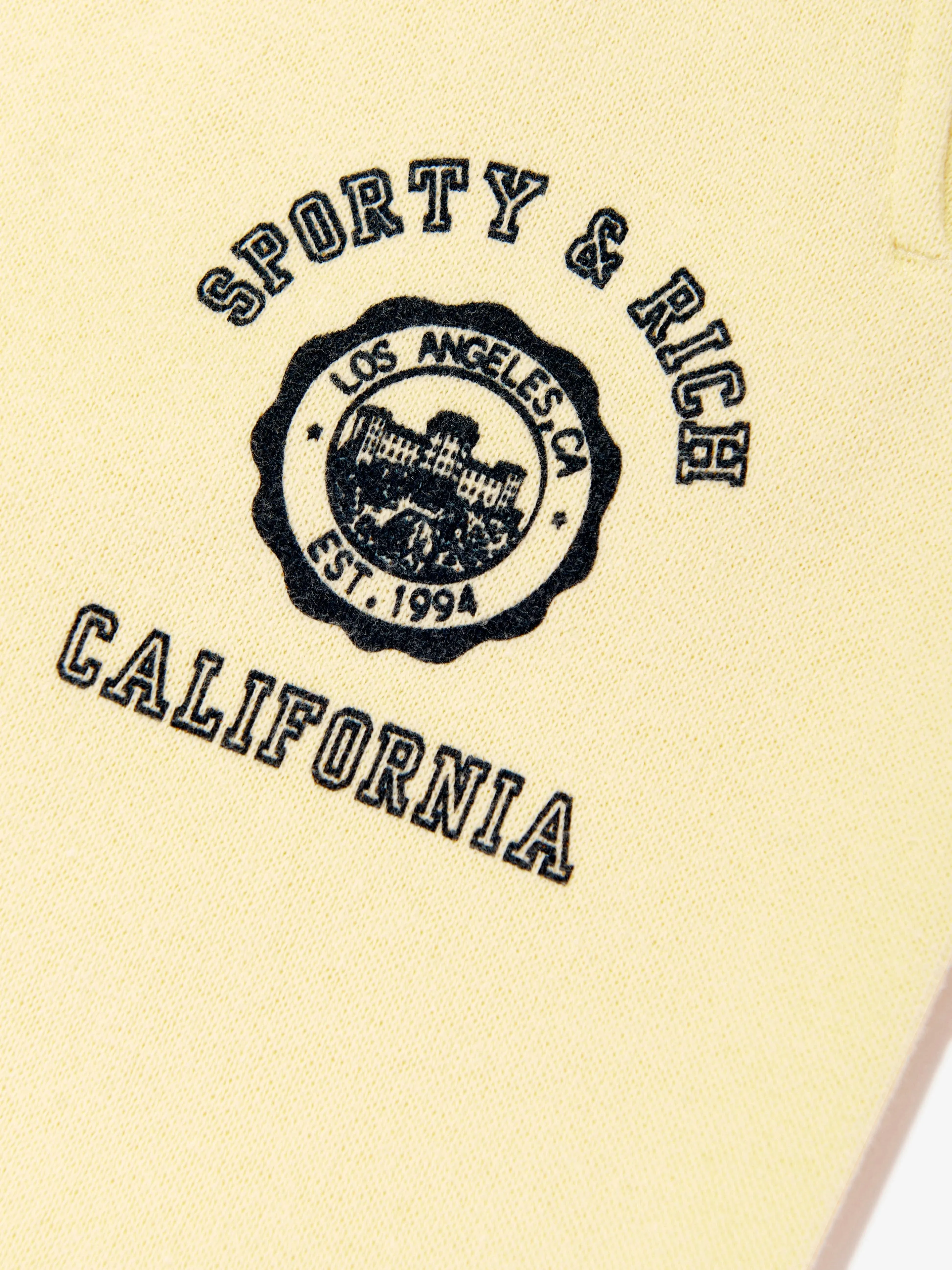 Kids California Emblem Joggers in Yellow