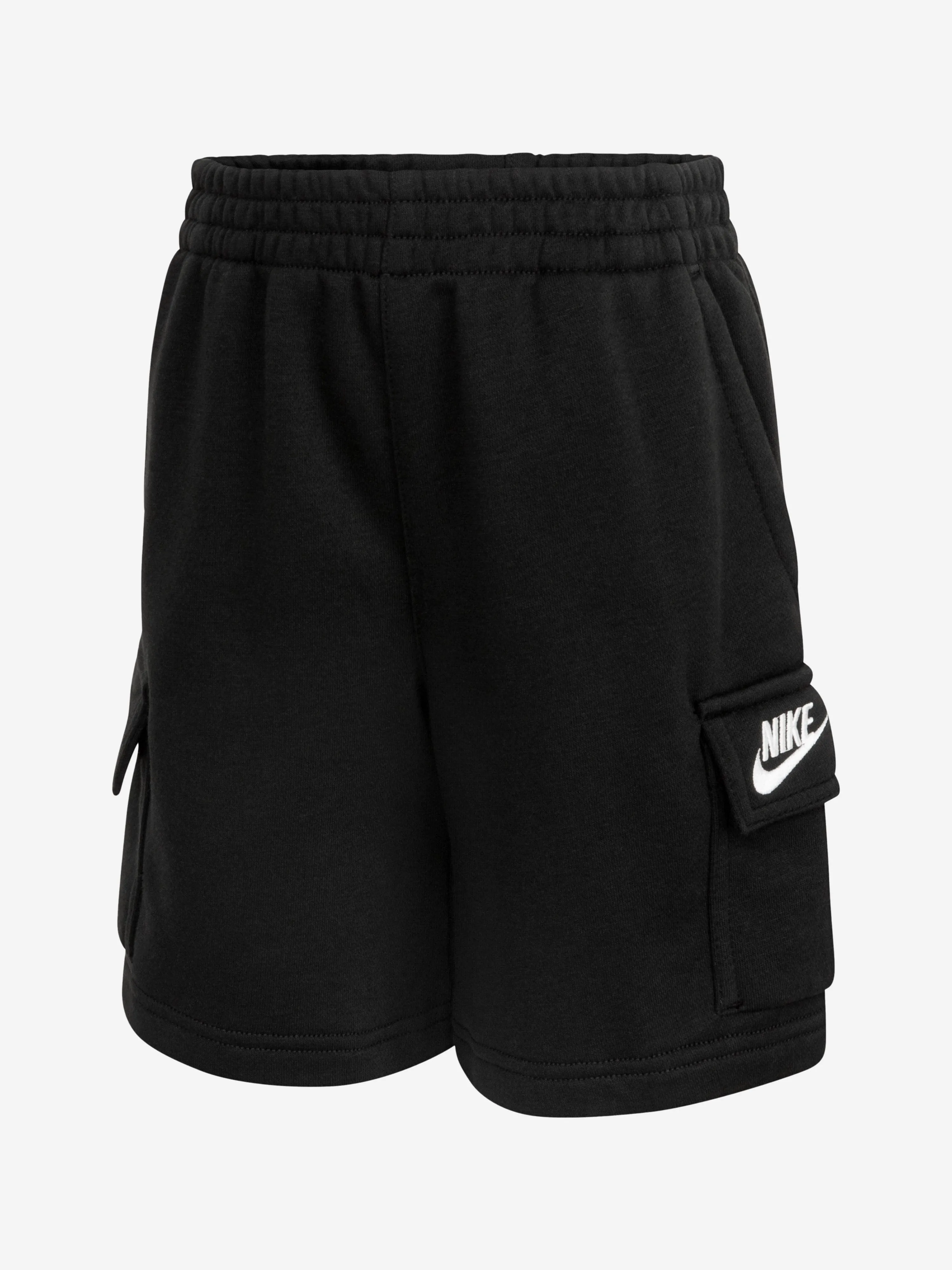 Kids Cargo Shorts in Black