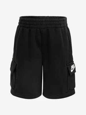 Kids Cargo Shorts in Black