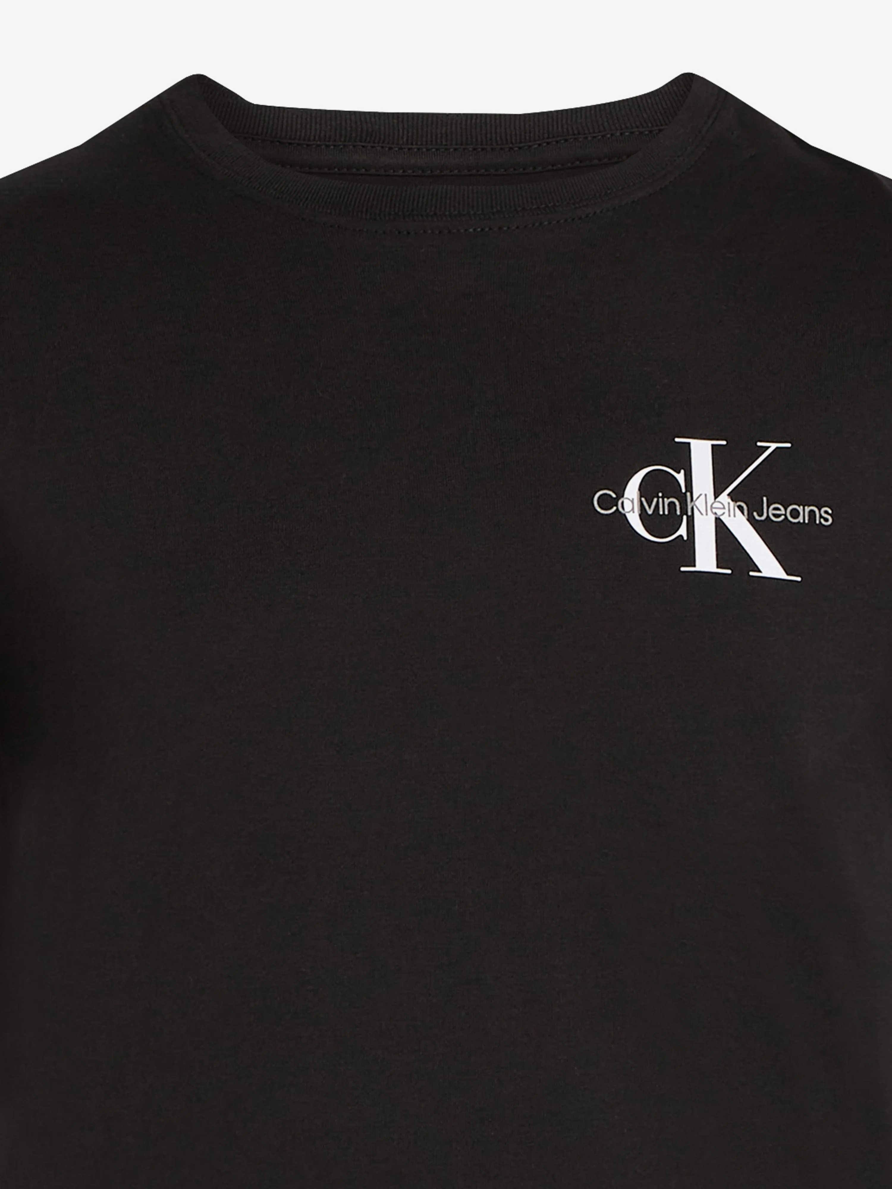 Kids Chest Monologo T-Shirt in Black