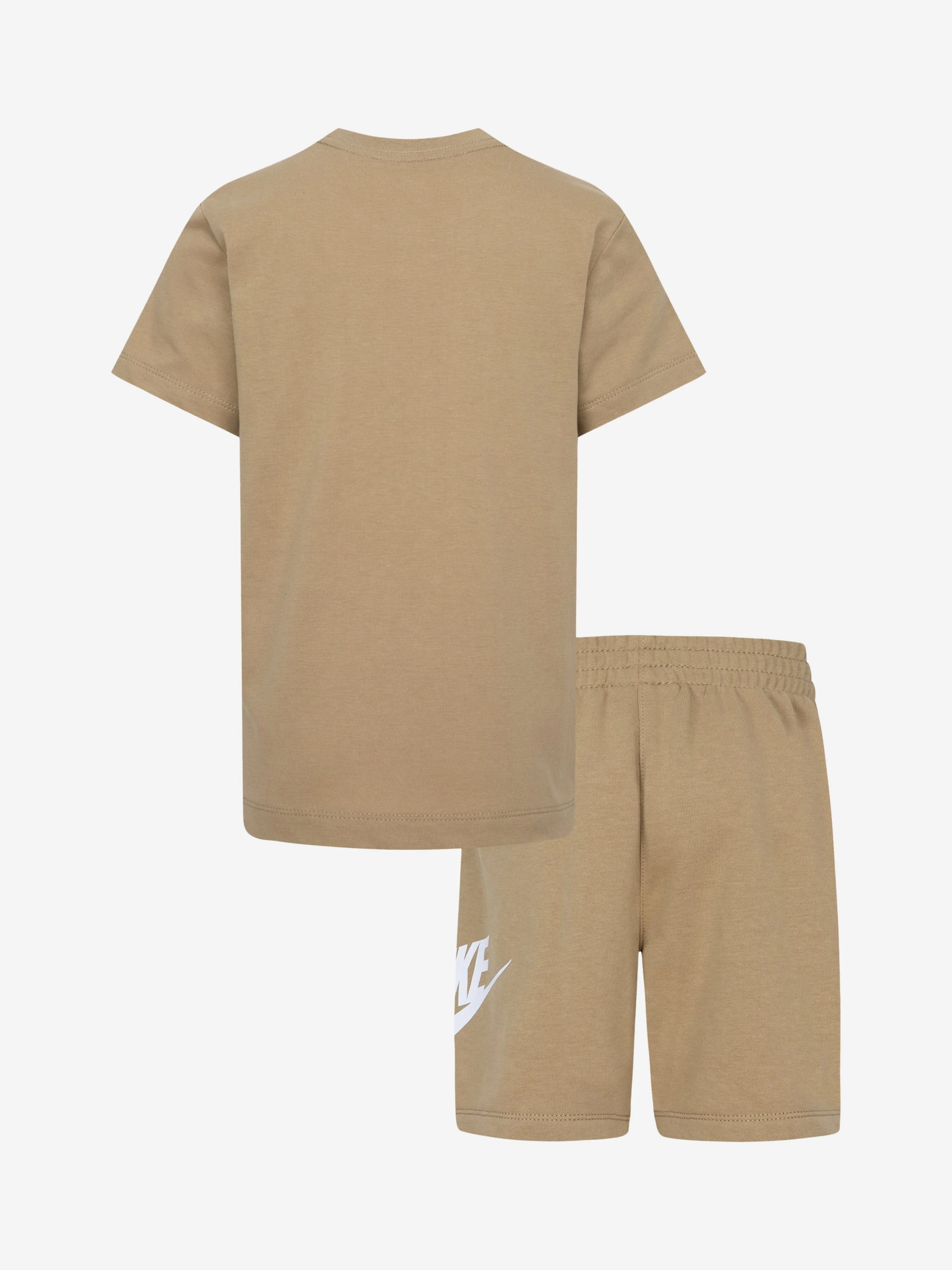 Kids Club T-Shirt and Shorts Set in Beige