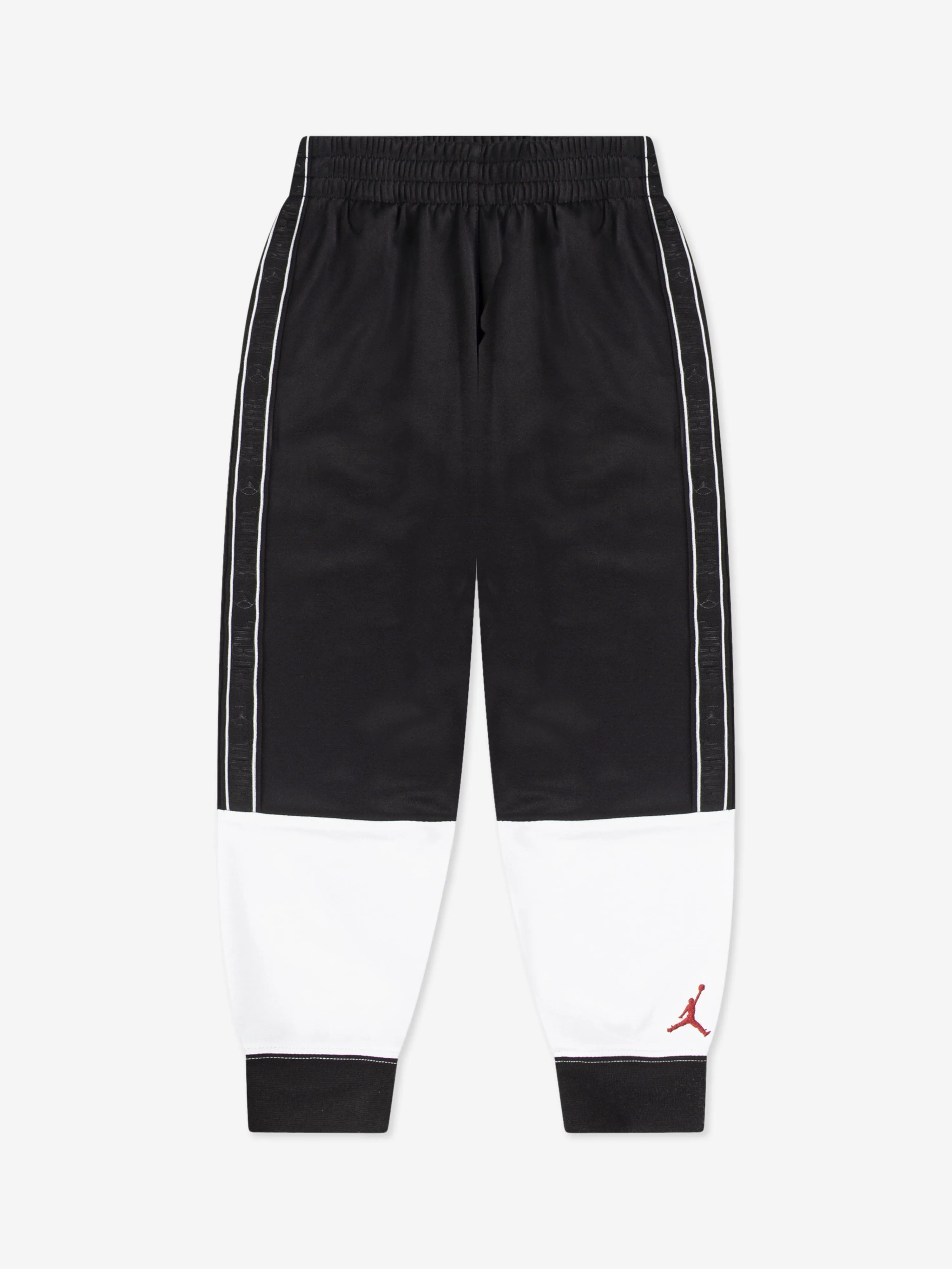 Kids Colourblock Tricot Taping Tracksuit in Black