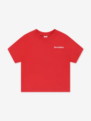 Kids Eat More Veggies T-Shirt in Red