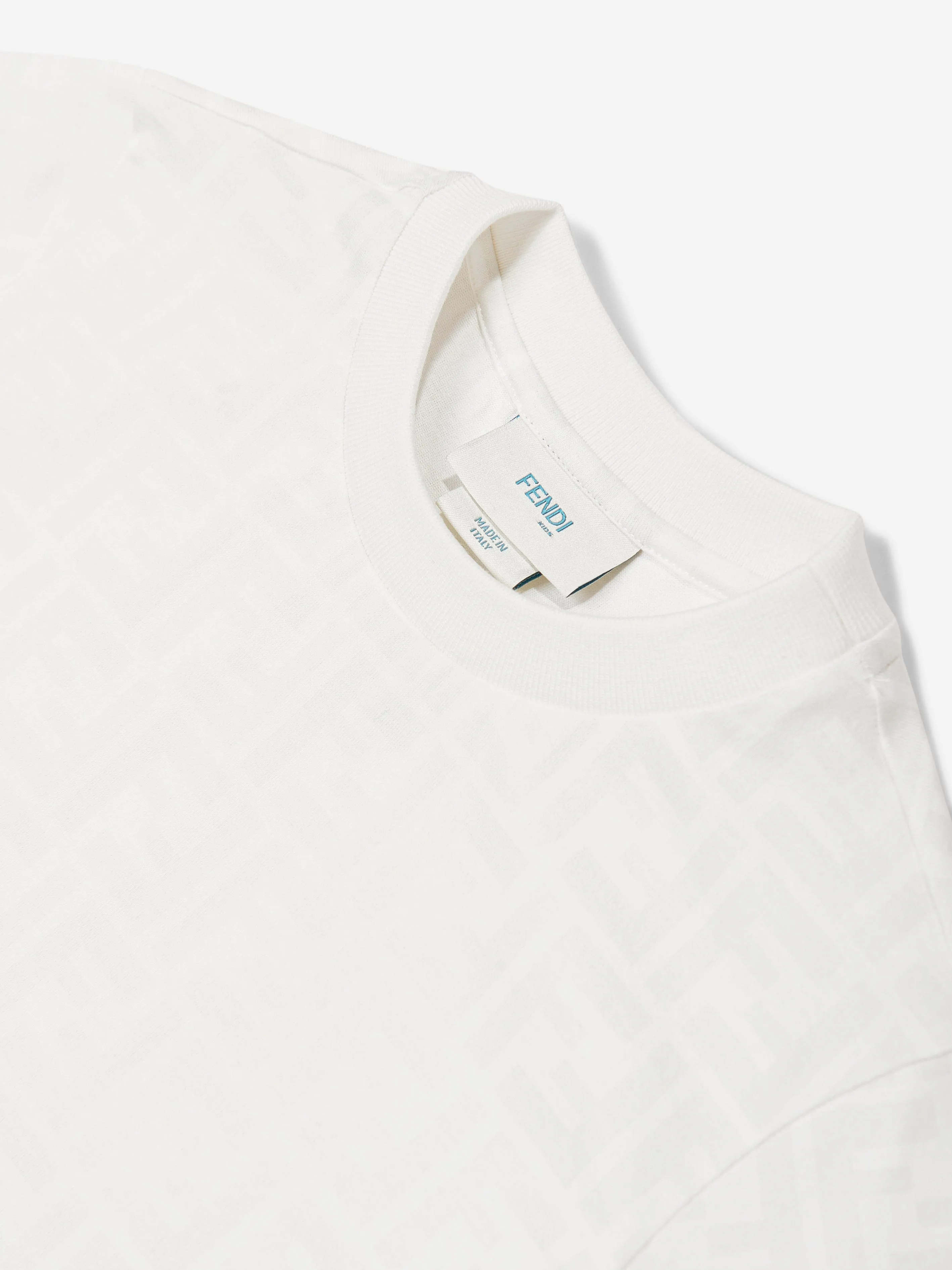 Kids FF Logo T-Shirt in White