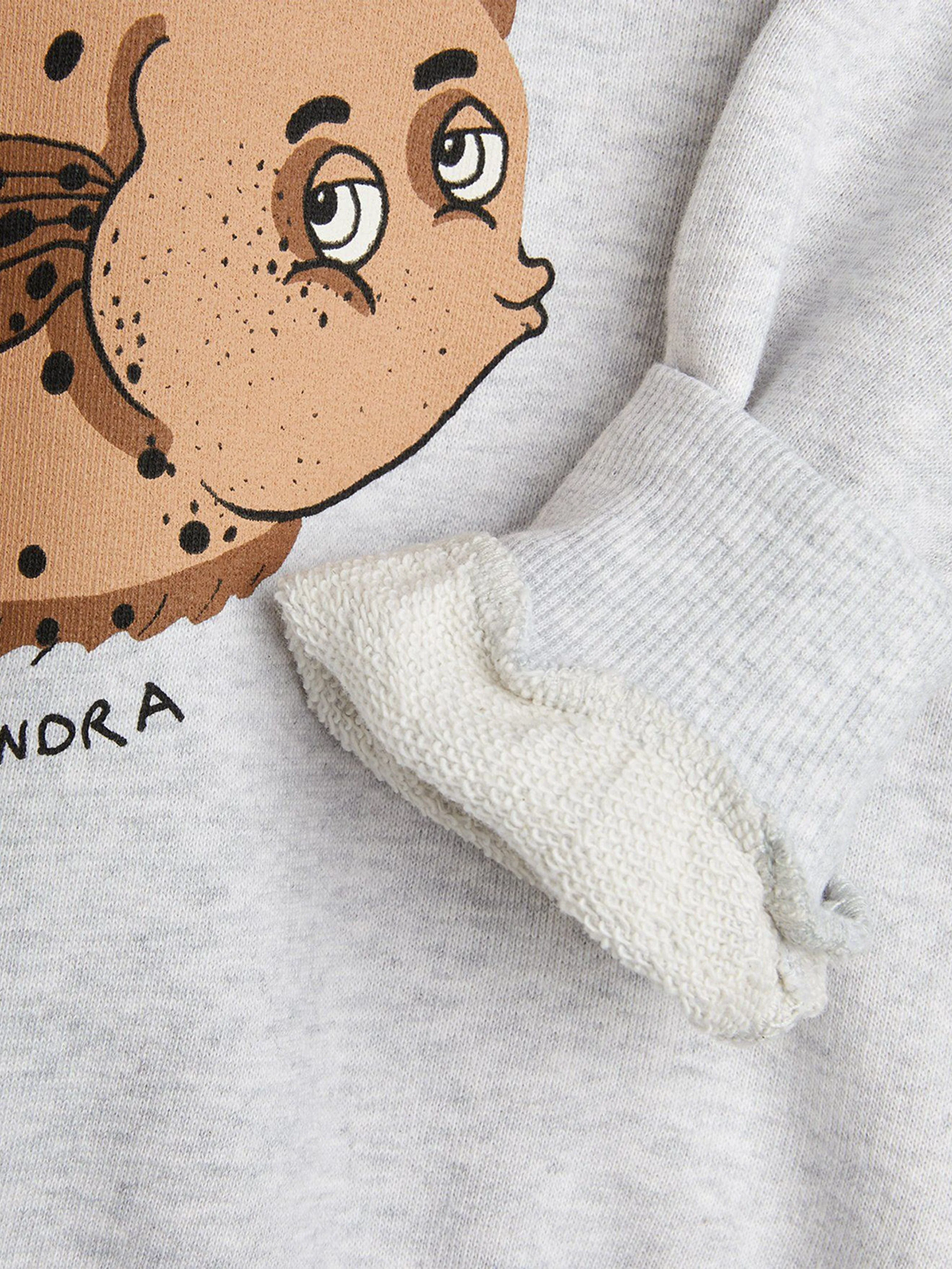 Kids Flundra Sweatshirt in Grey