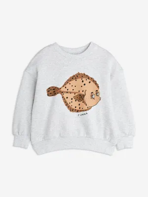 Kids Flundra Sweatshirt in Grey