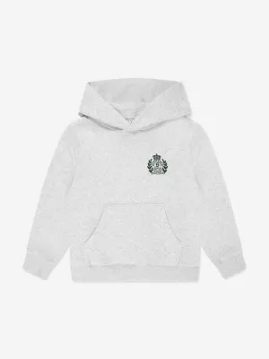 Kids H&W Crest Hoodie in Grey
