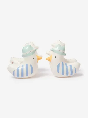 Kids Inflatable Arm Bands Sid the Seagull in Blue (25.5cm)