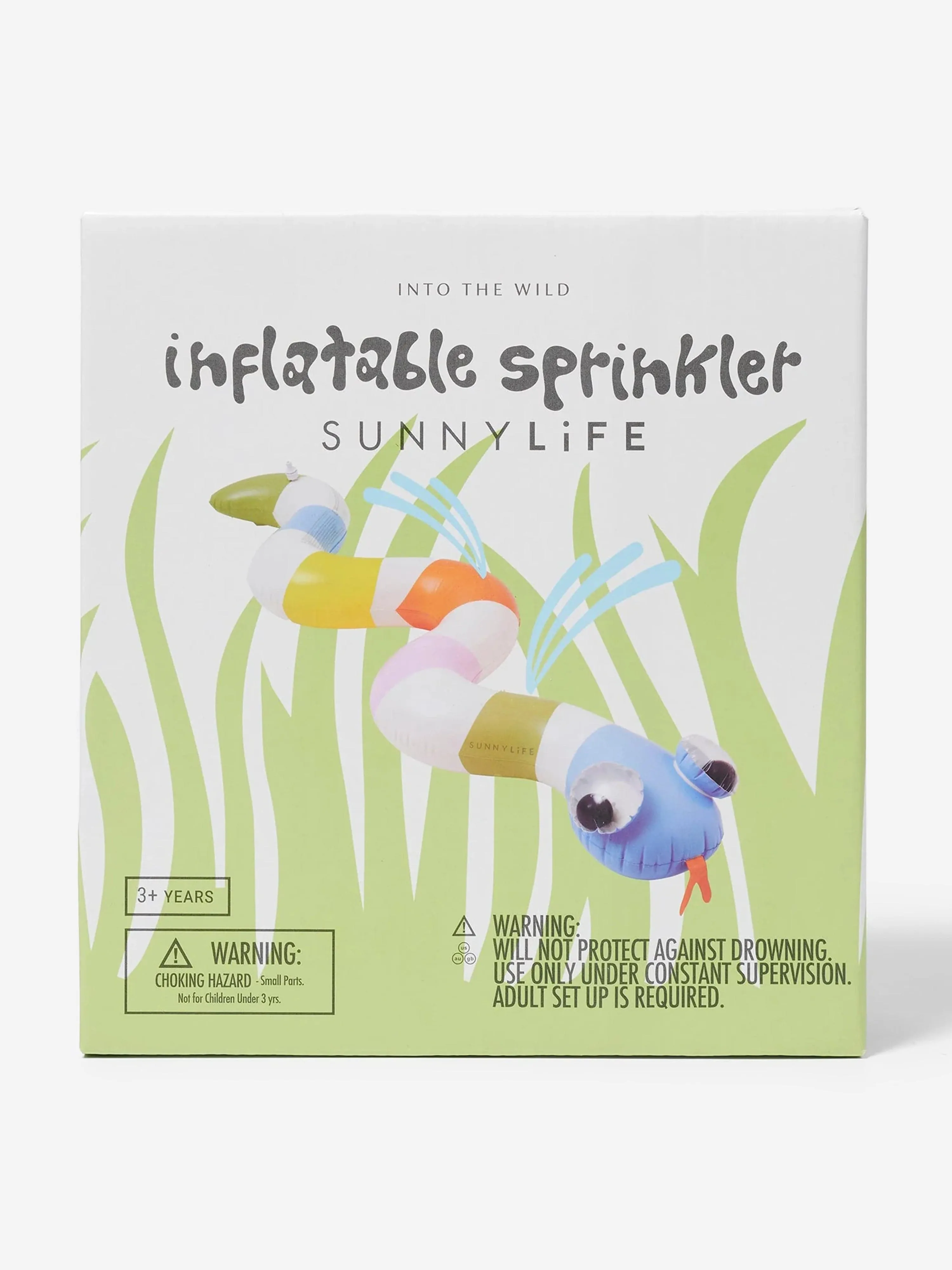 Kids Inflatable Sprinkler Into the Wild in Multicolour (185cm)