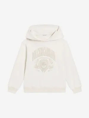 Kids Logo Hoodie in Ivory