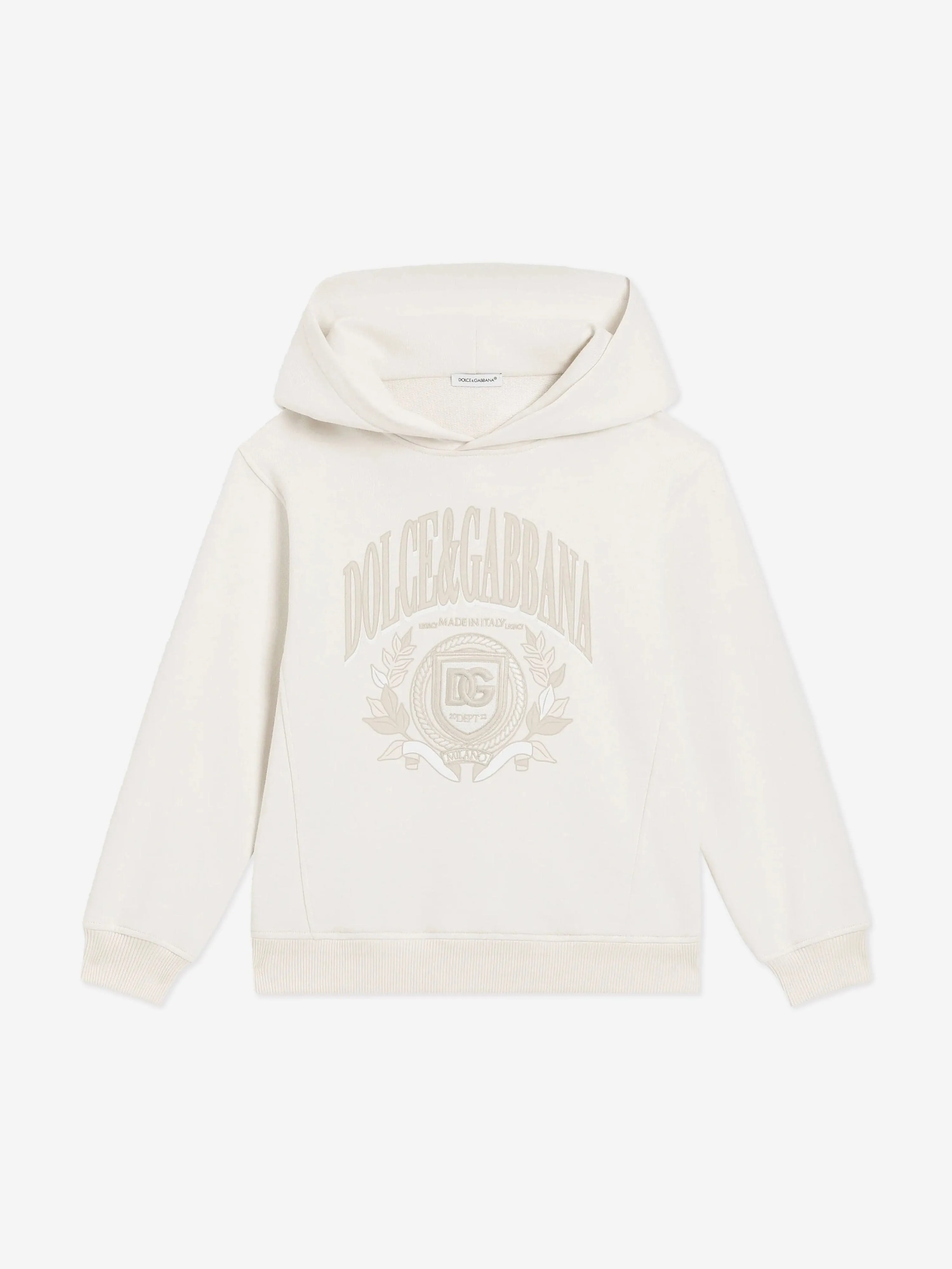 Kids Logo Hoodie in Ivory
