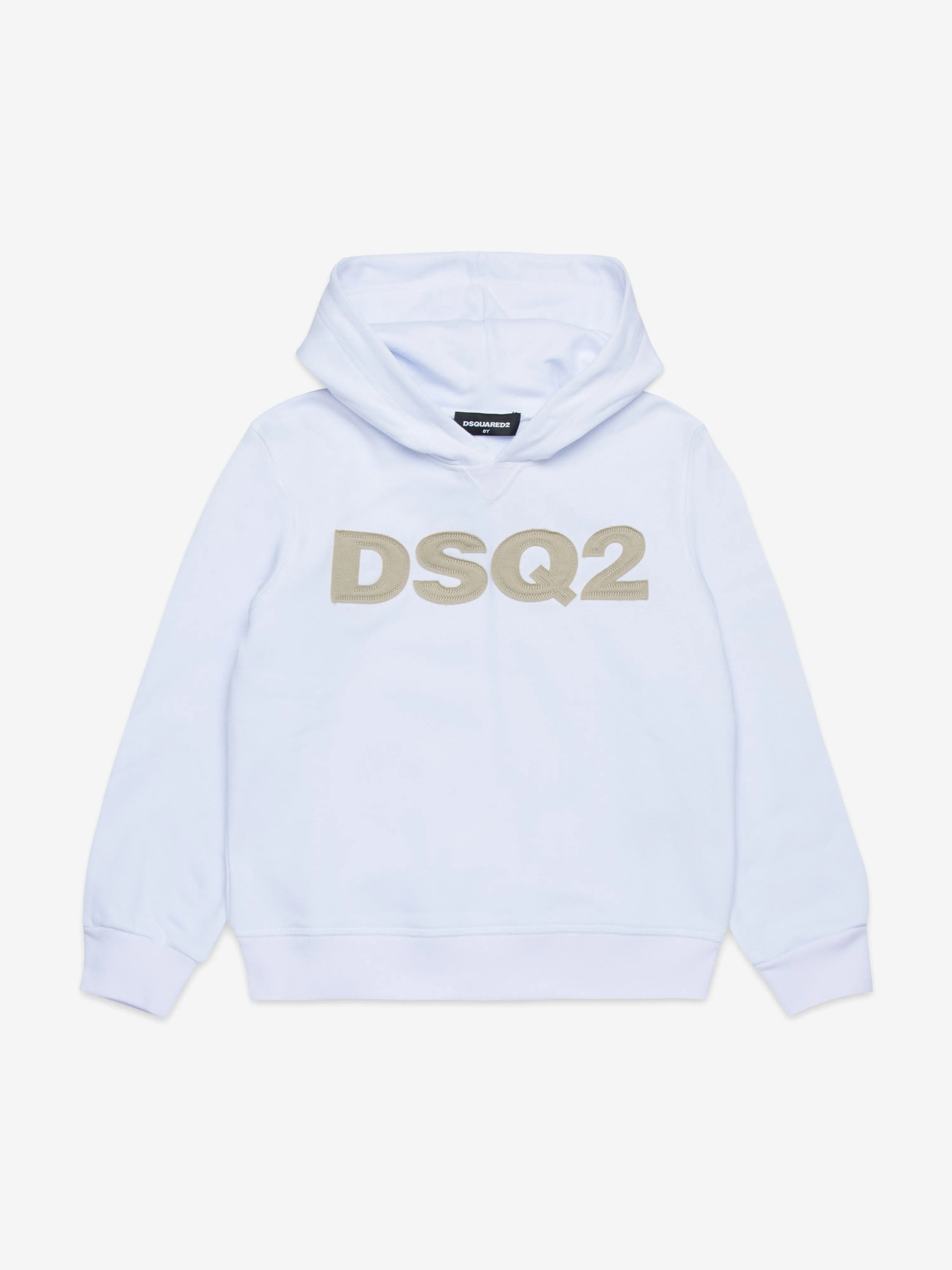 Kids Logo Hoodie in White