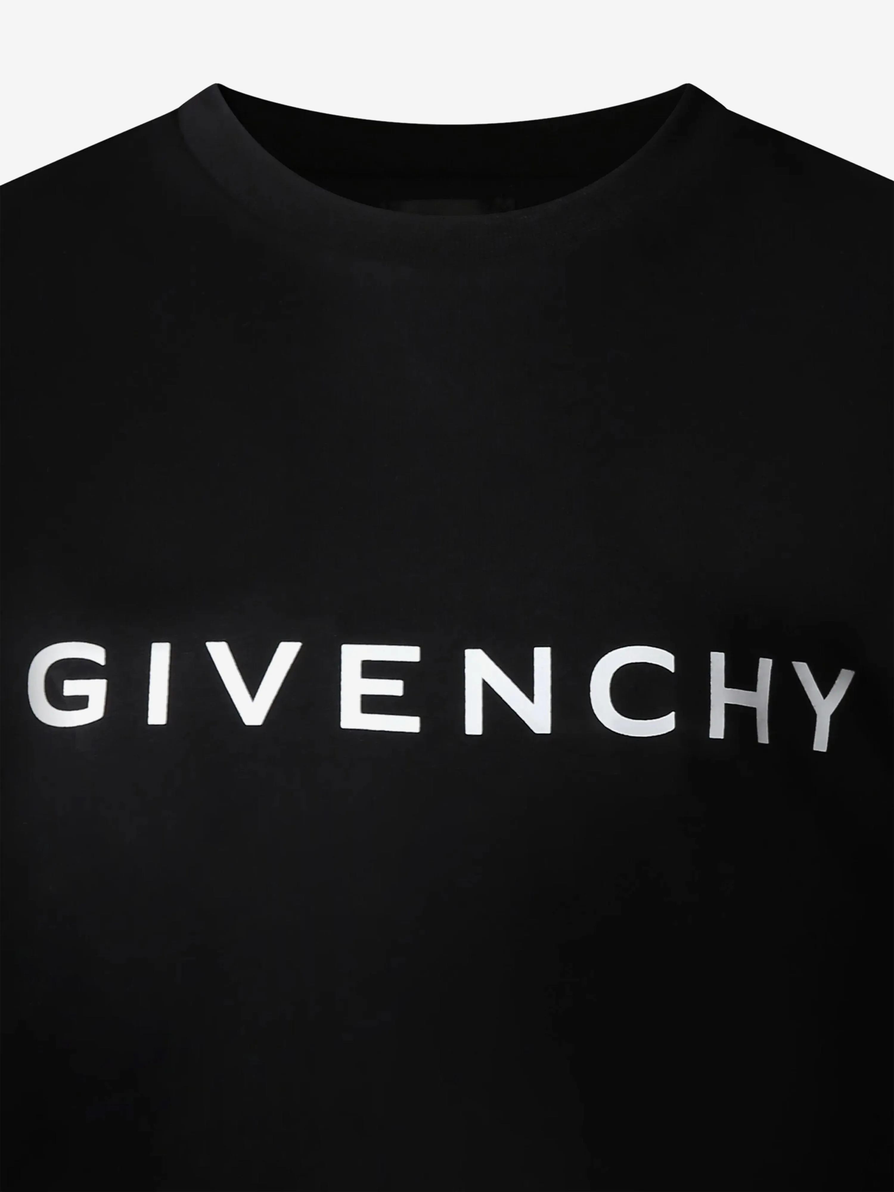 Kids Logo Print T-Shirt in Black