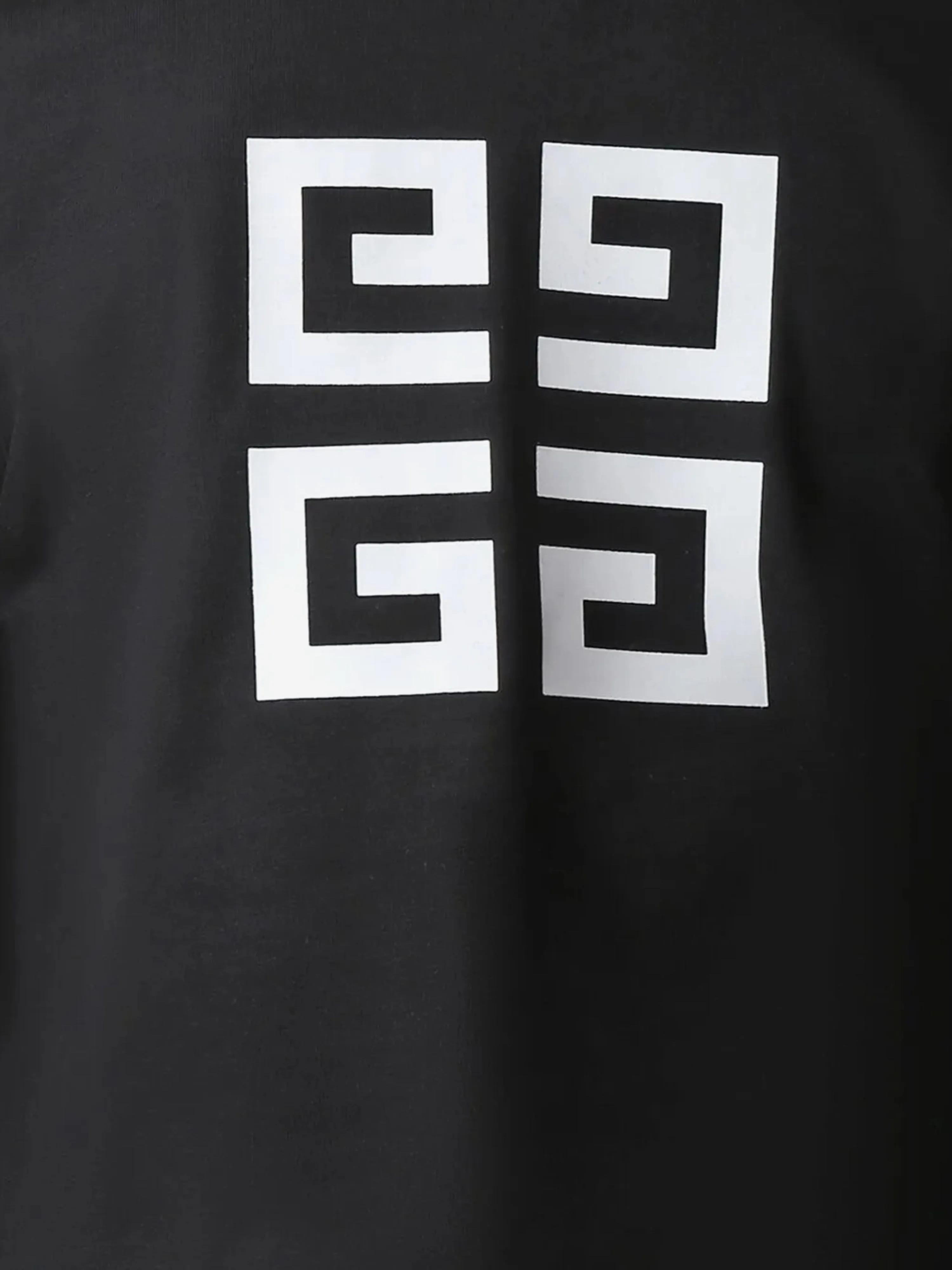 Kids Logo Print T-Shirt in Black