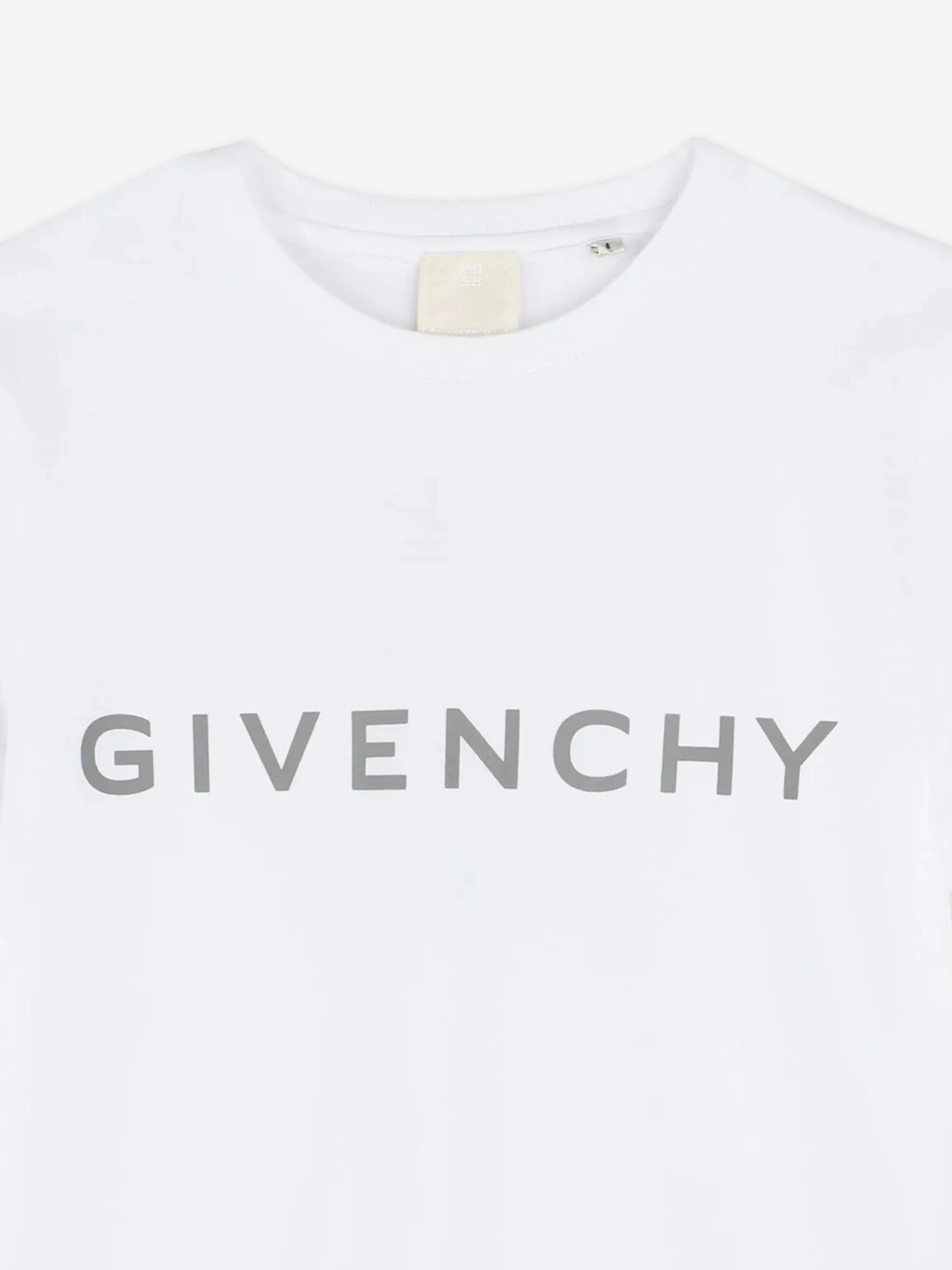 Kids Logo Print T-Shirt in White