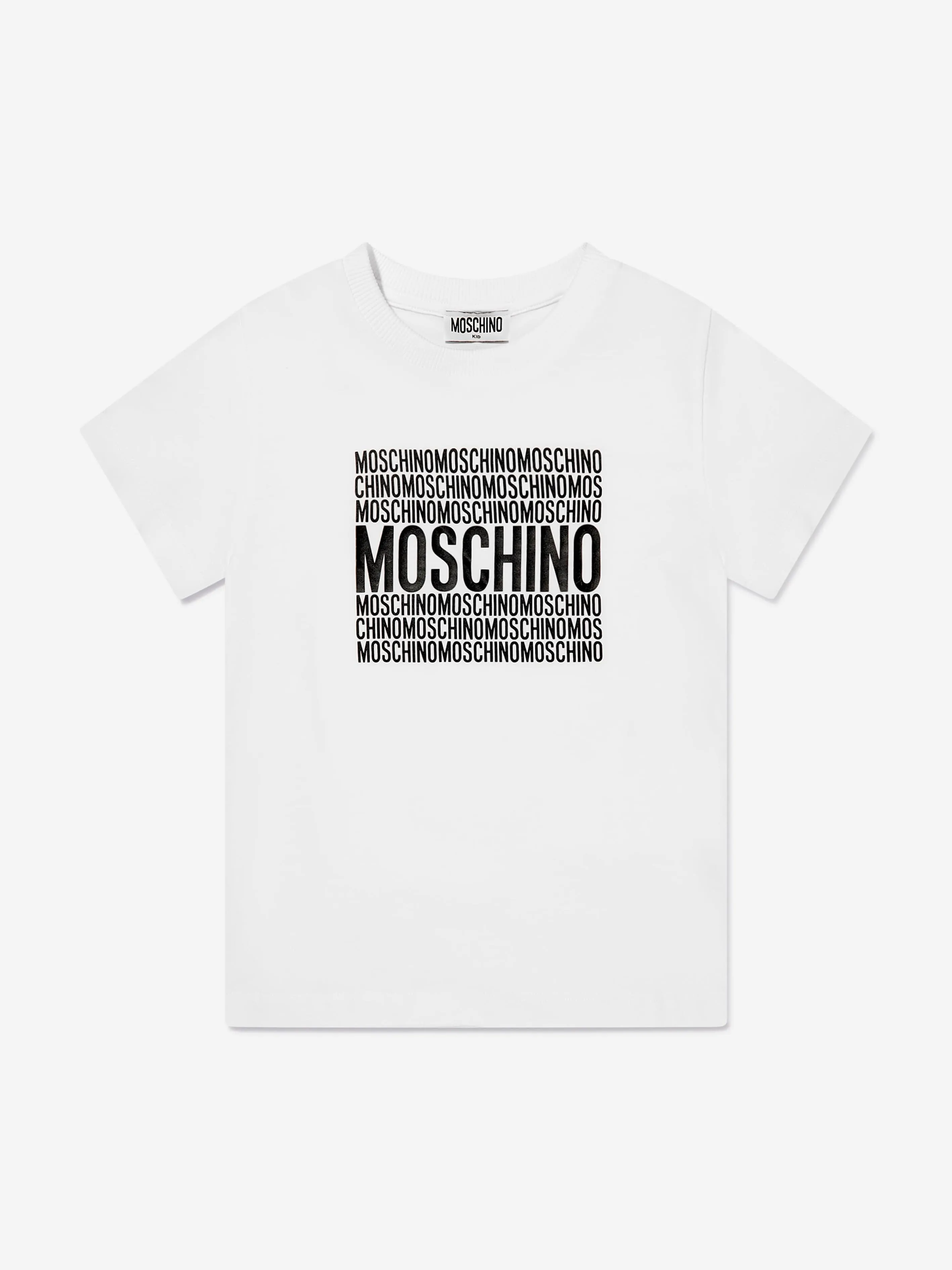 Kids Logo Print T-Shirt in White