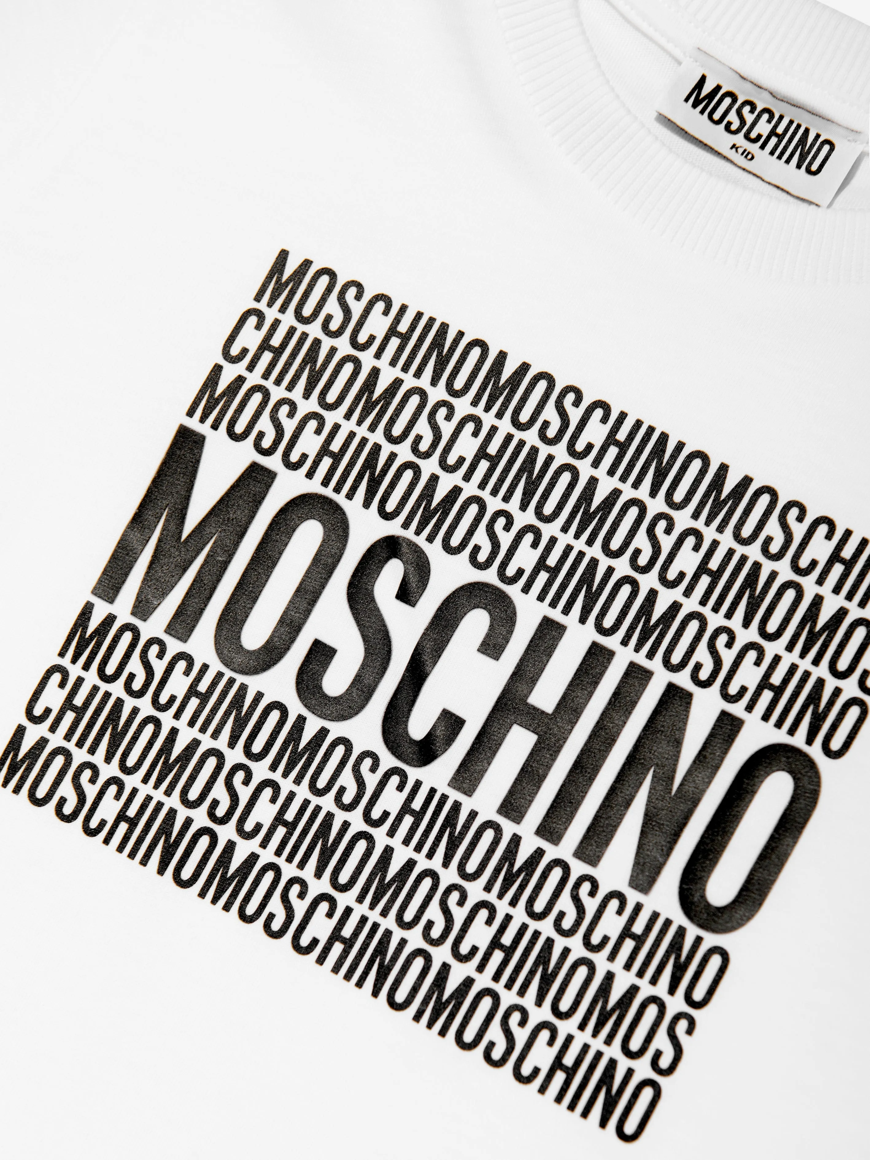 Kids Logo Print T-Shirt in White