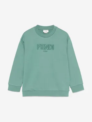 Kids Logo Sweatshirt in Green