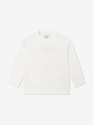 Kids Logo Sweatshirt in White