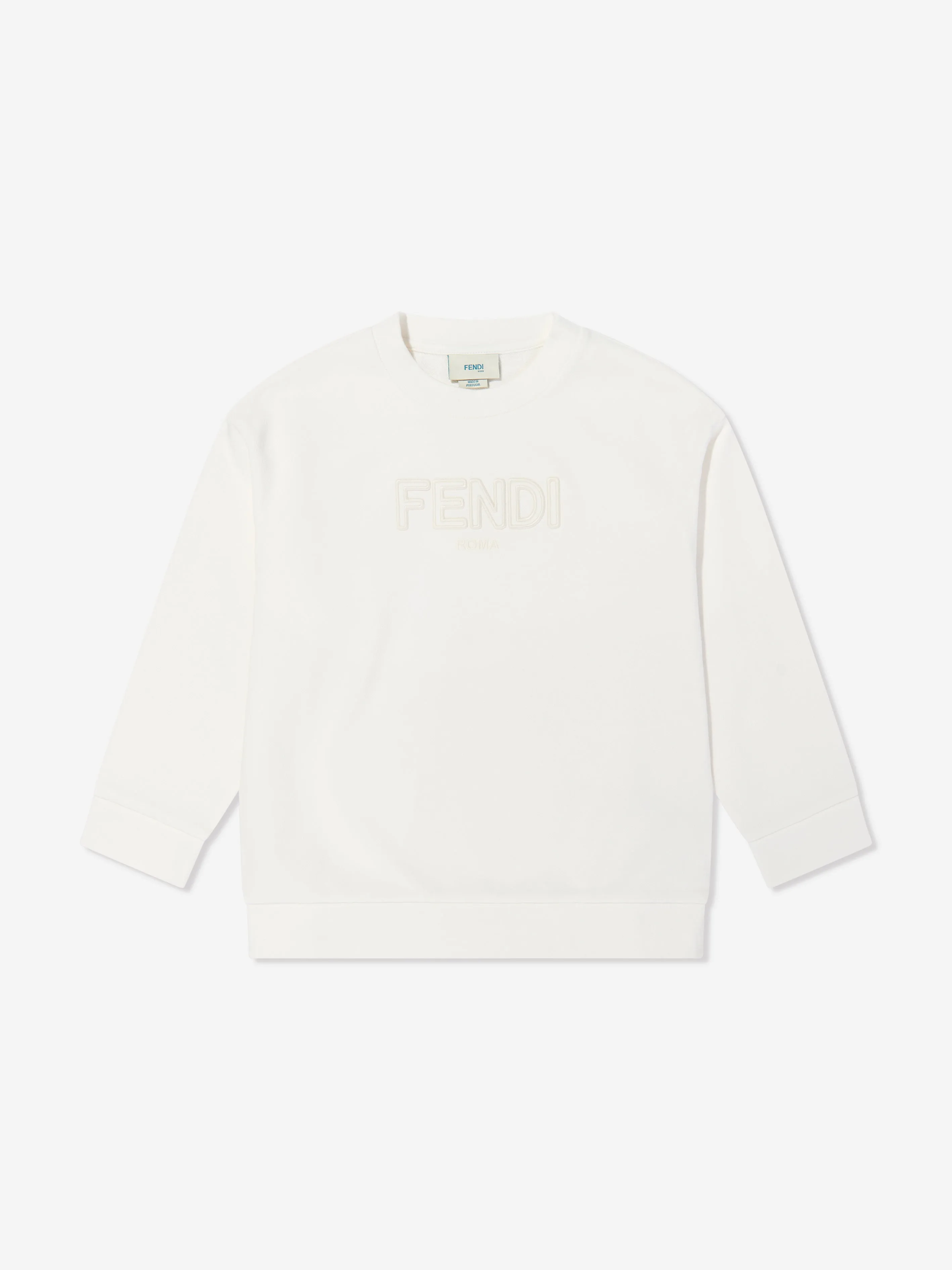 Kids Logo Sweatshirt in White