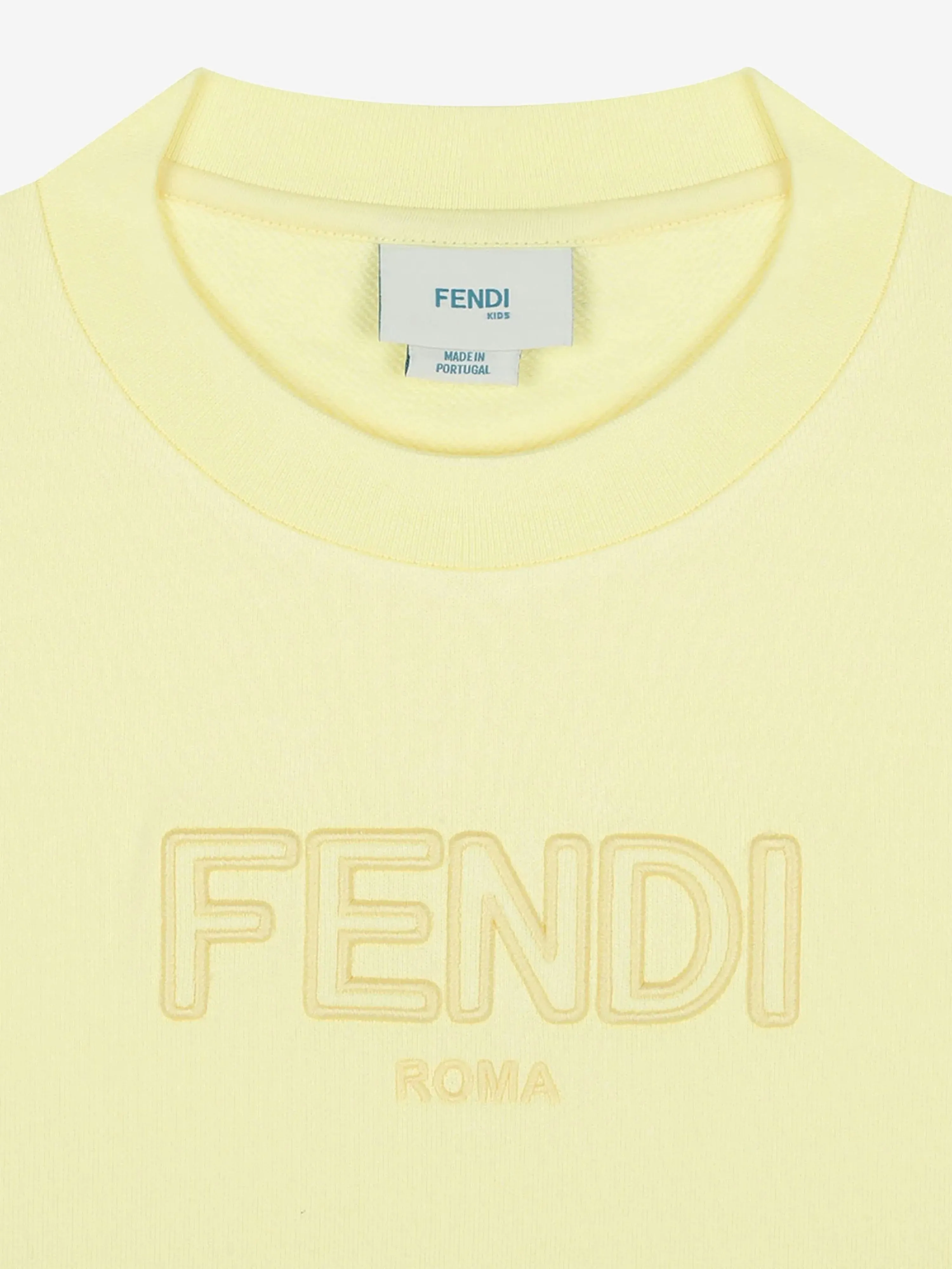 Kids Logo Sweatshirt in Yellow