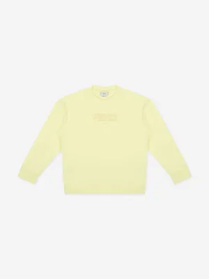 Kids Logo Sweatshirt in Yellow