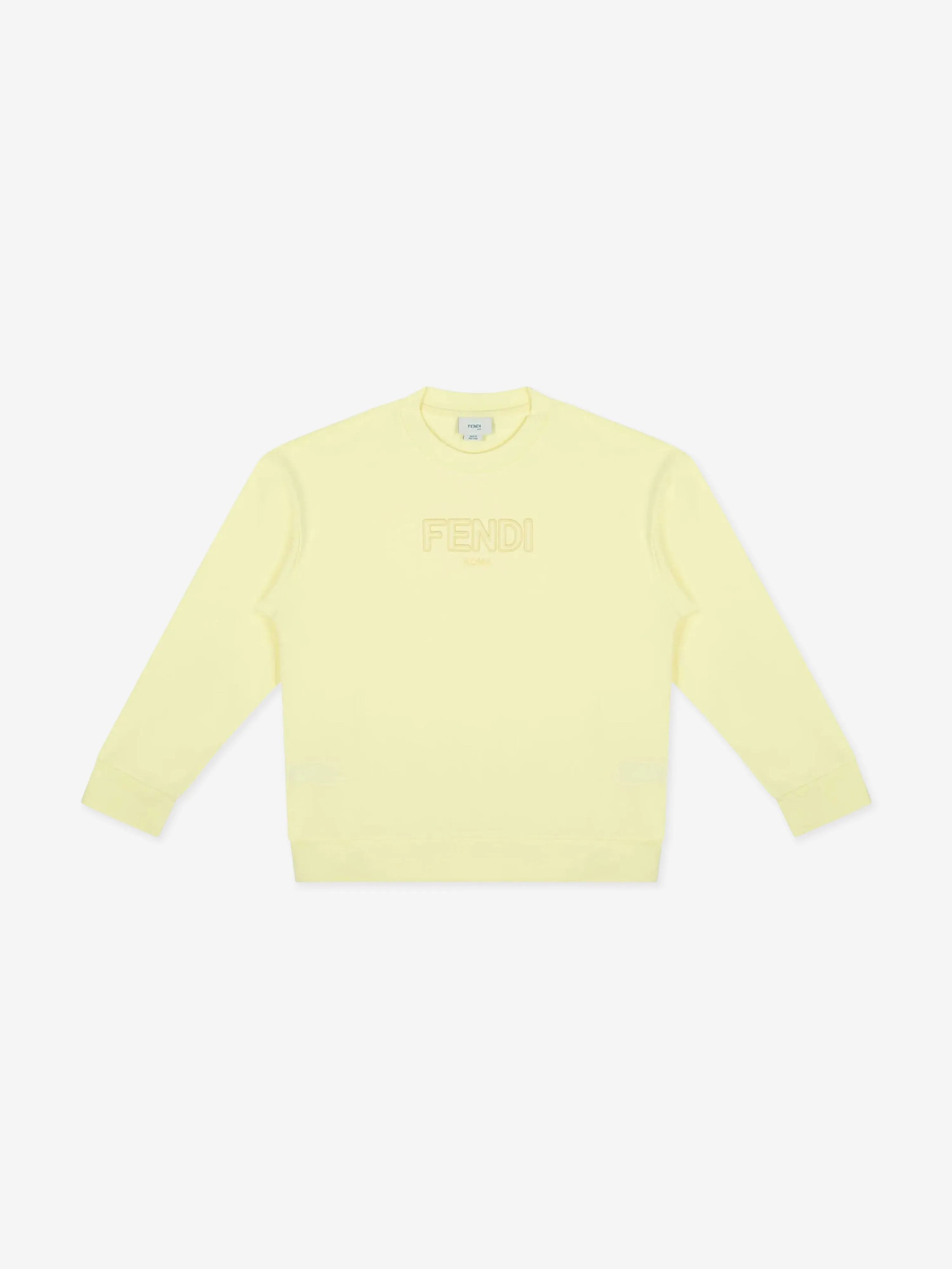 Kids Logo Sweatshirt in Yellow