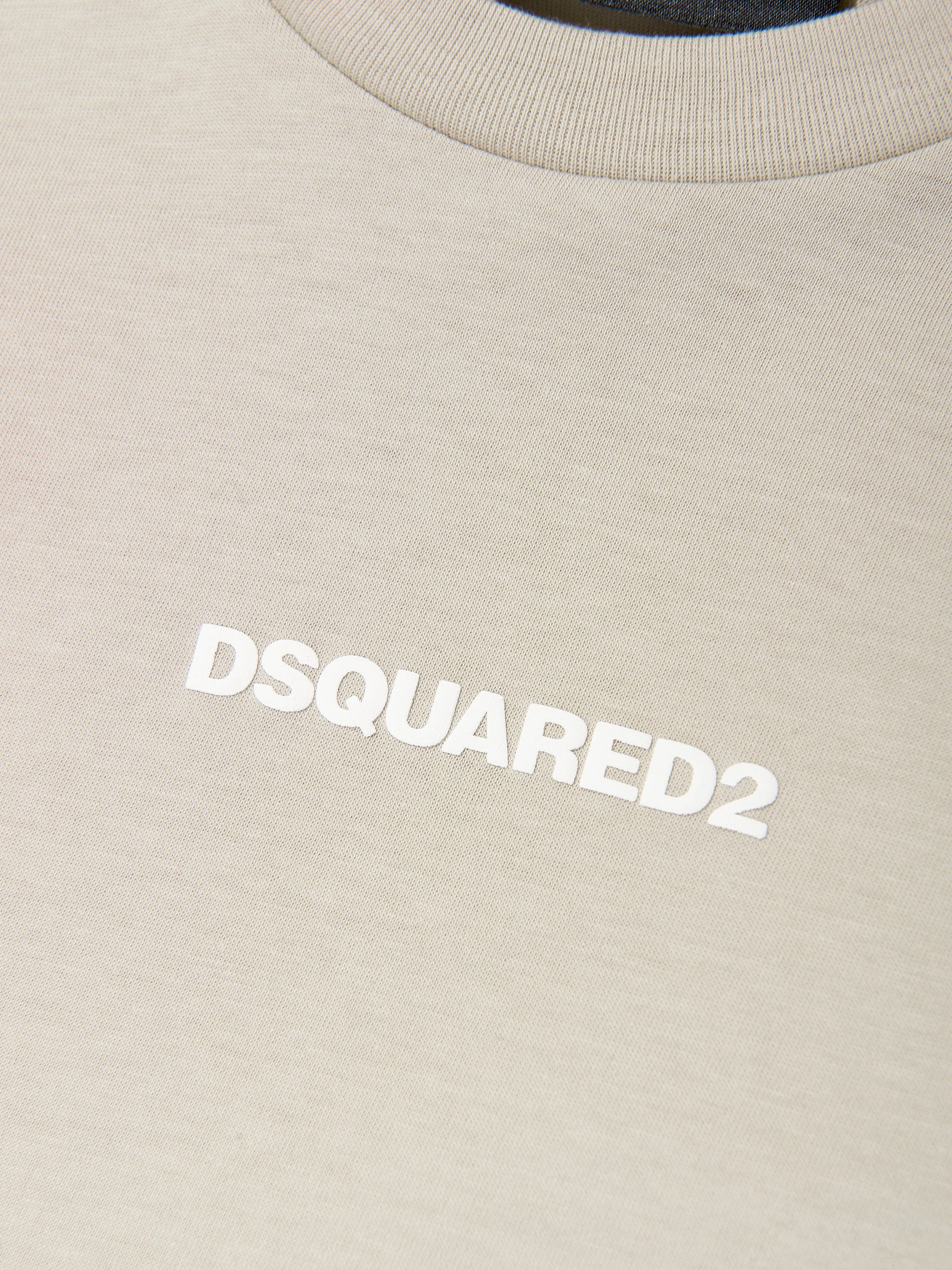 Kids Logo T-Shirt in Beige