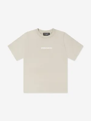 Kids Logo T-Shirt in Beige