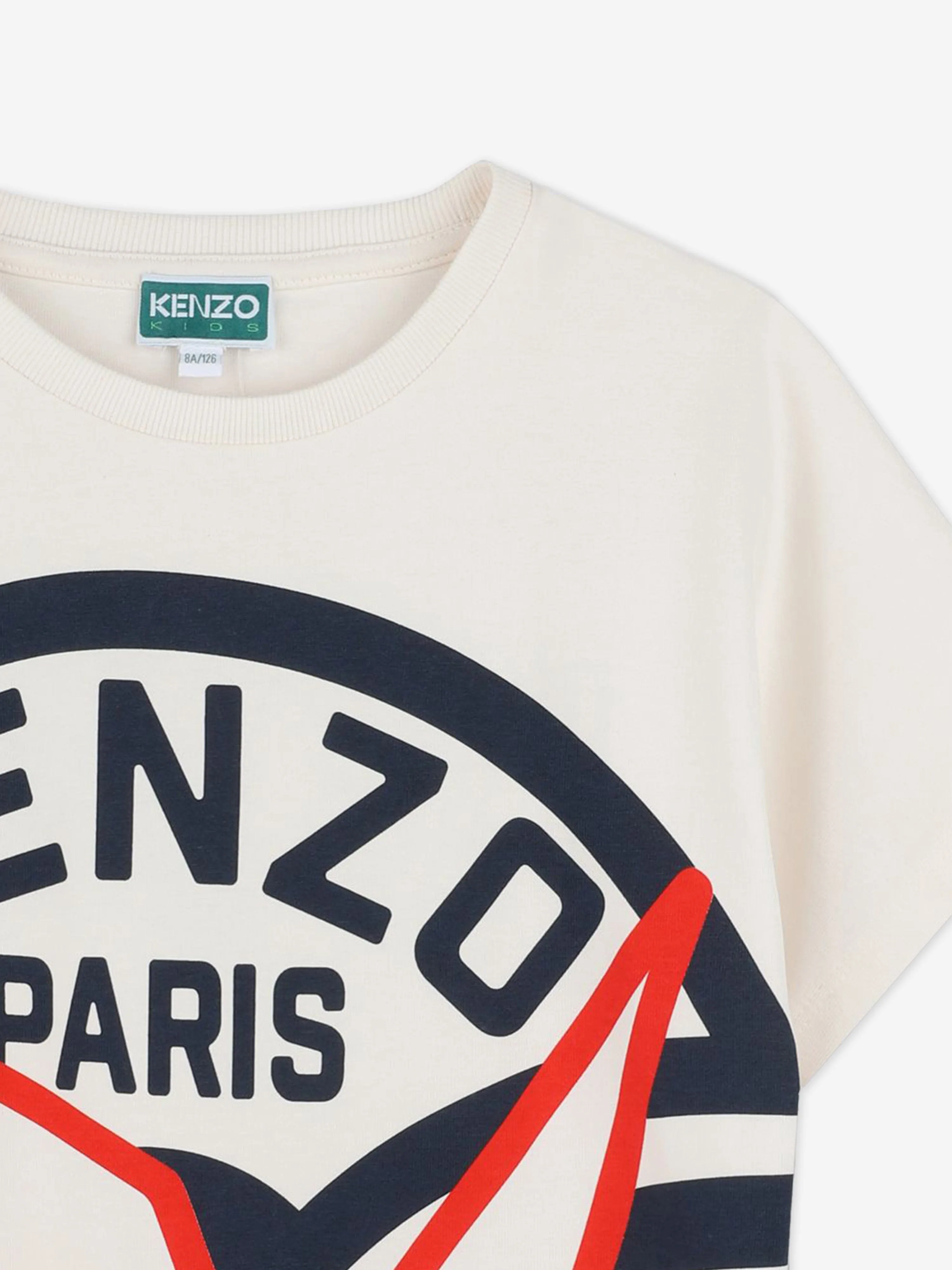 Kids Logo T-Shirt in Ivory