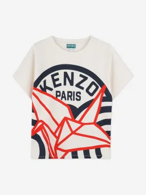 Kids Logo T-Shirt in Ivory