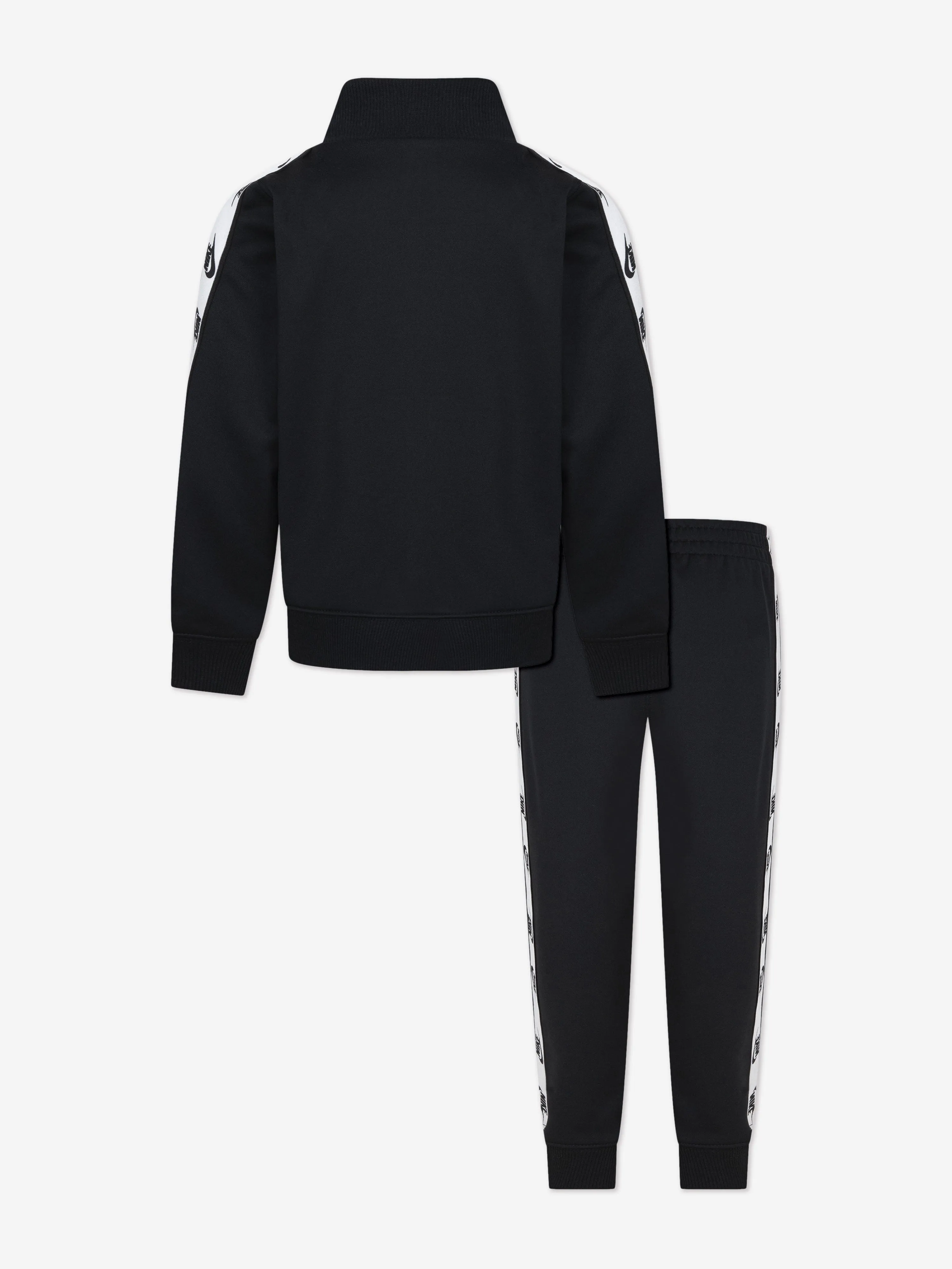 Kids Logo Tape Tracksuit in Black