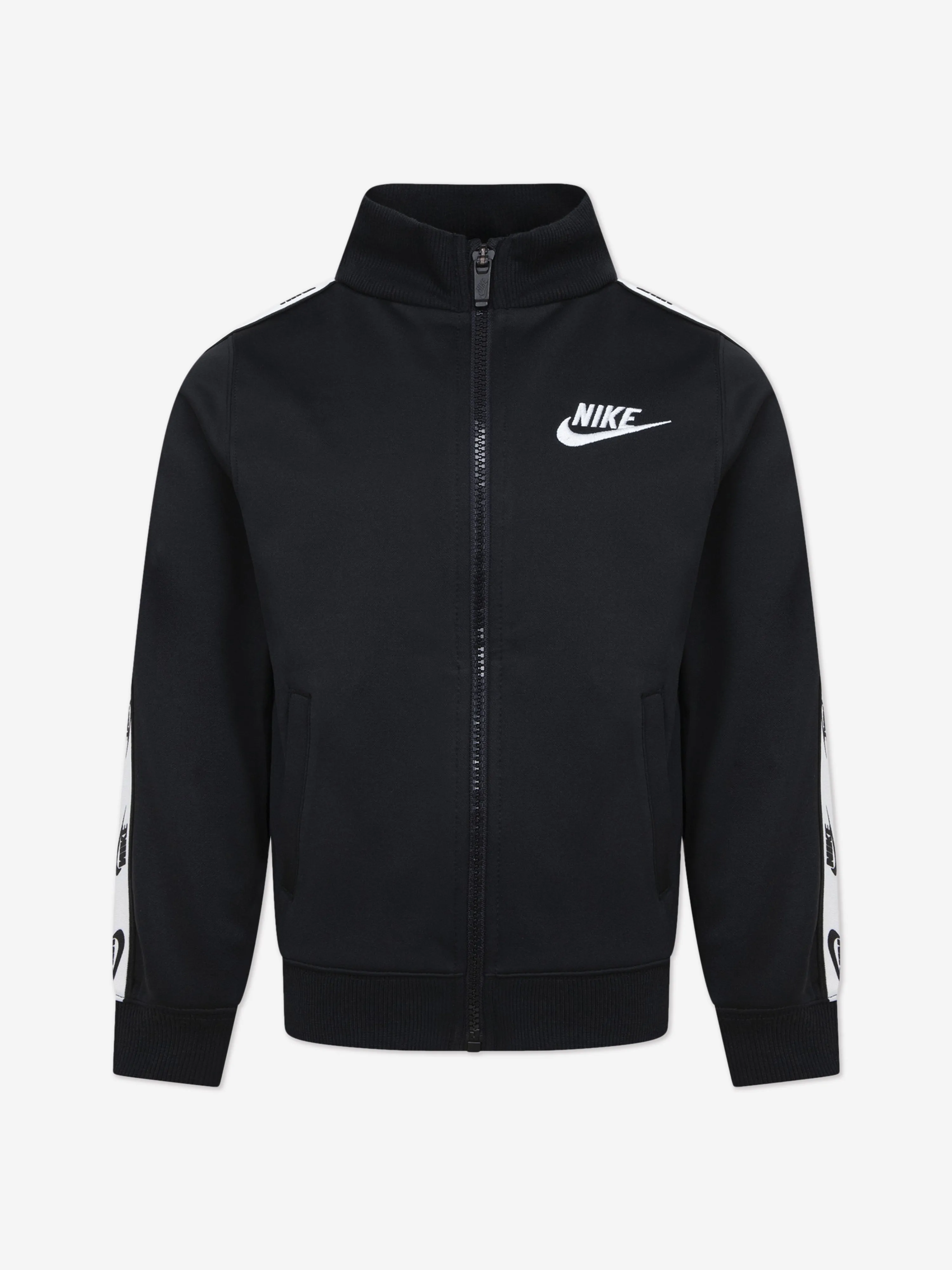 Kids Logo Tape Tracksuit in Black