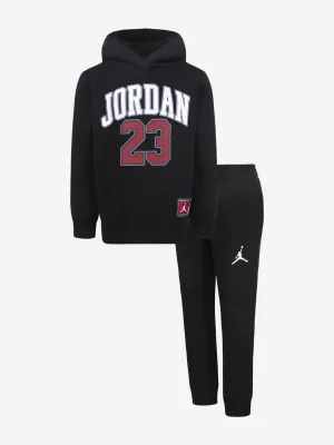 Kids Logo Tracksuit in Black
