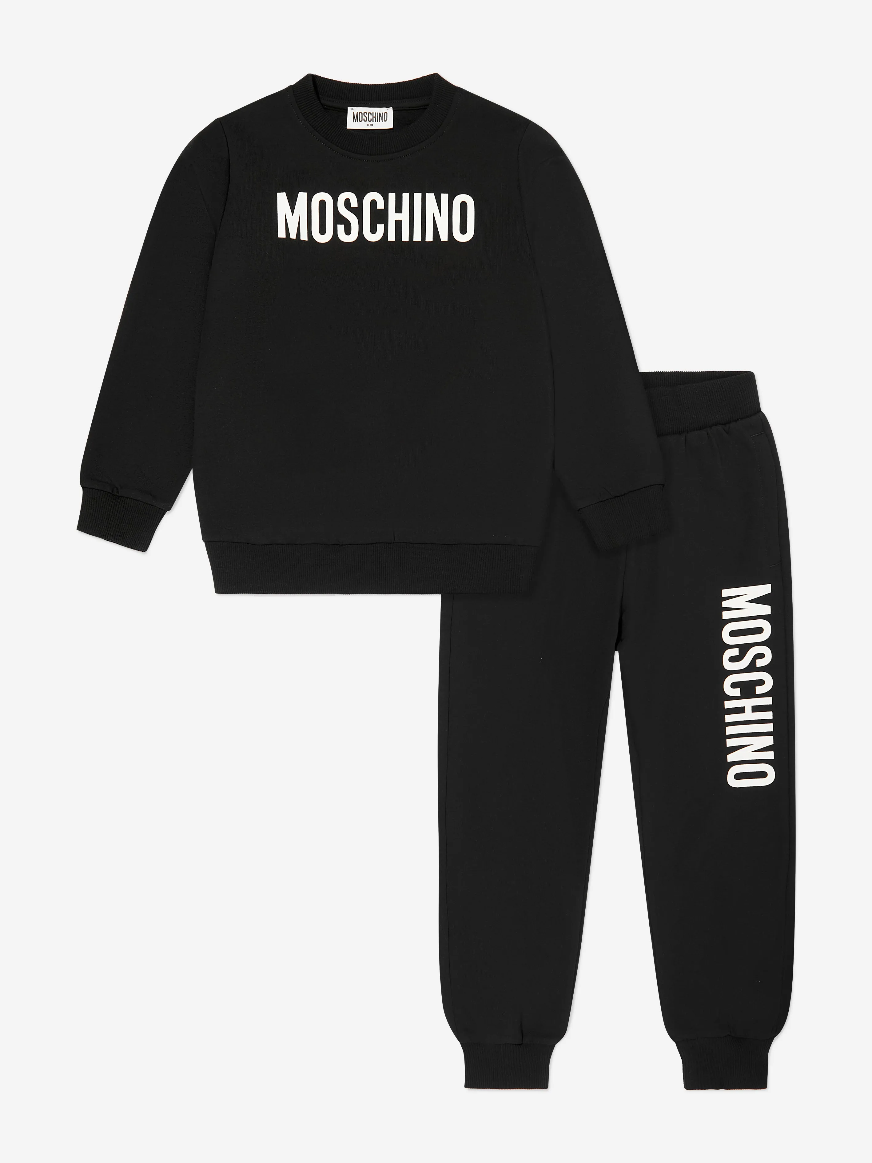 Kids Logo Tracksuit in Black