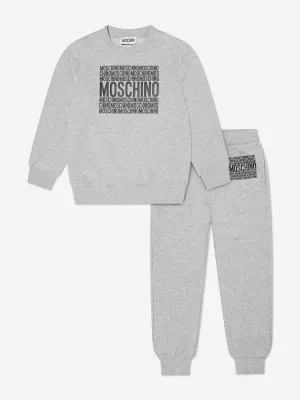 Kids Logo Tracksuit in Grey