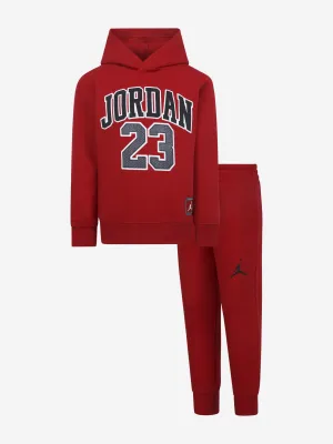 Kids Logo Tracksuit in Red