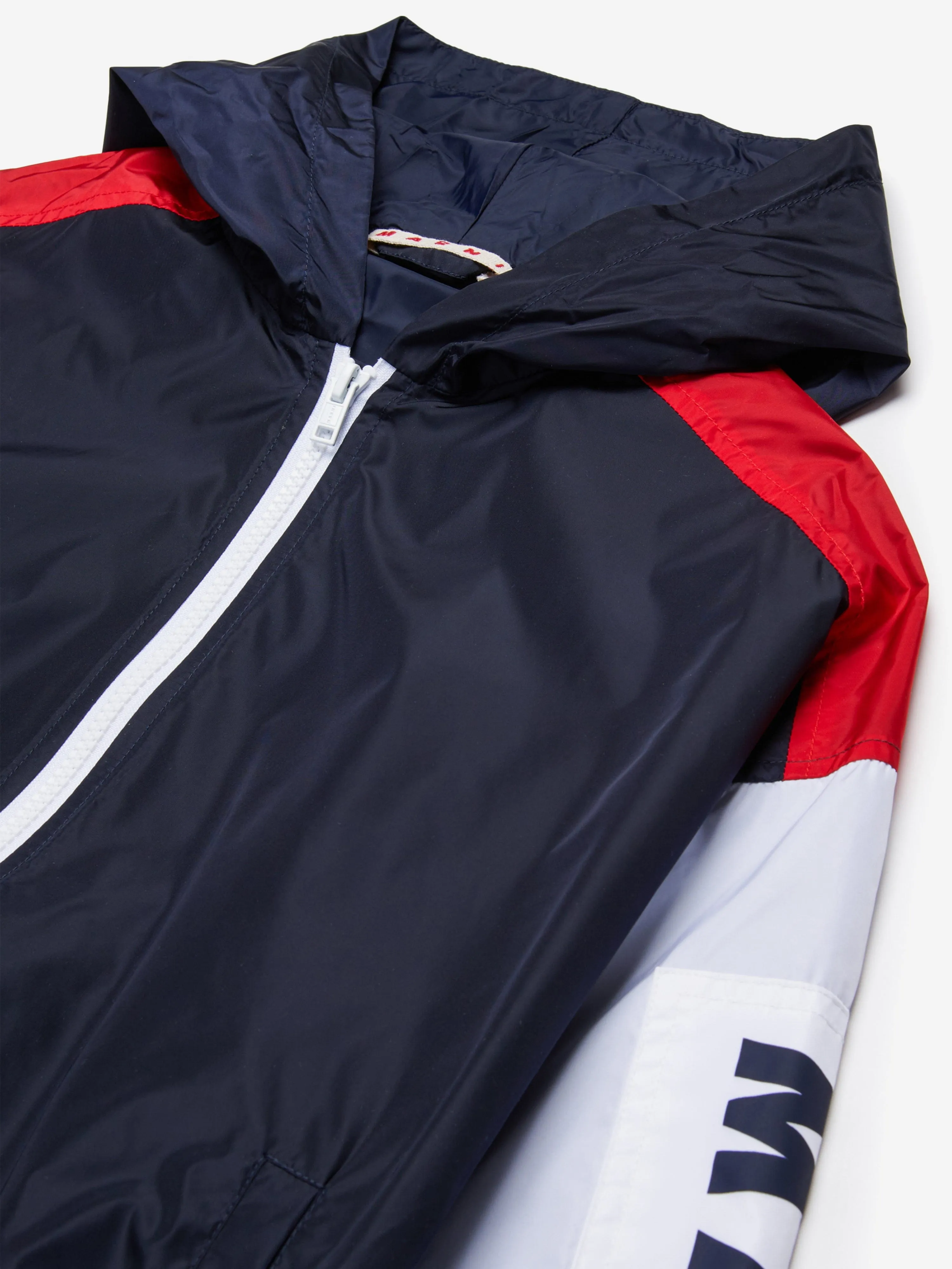 Kids Logo Zip Up Jacket in Navy