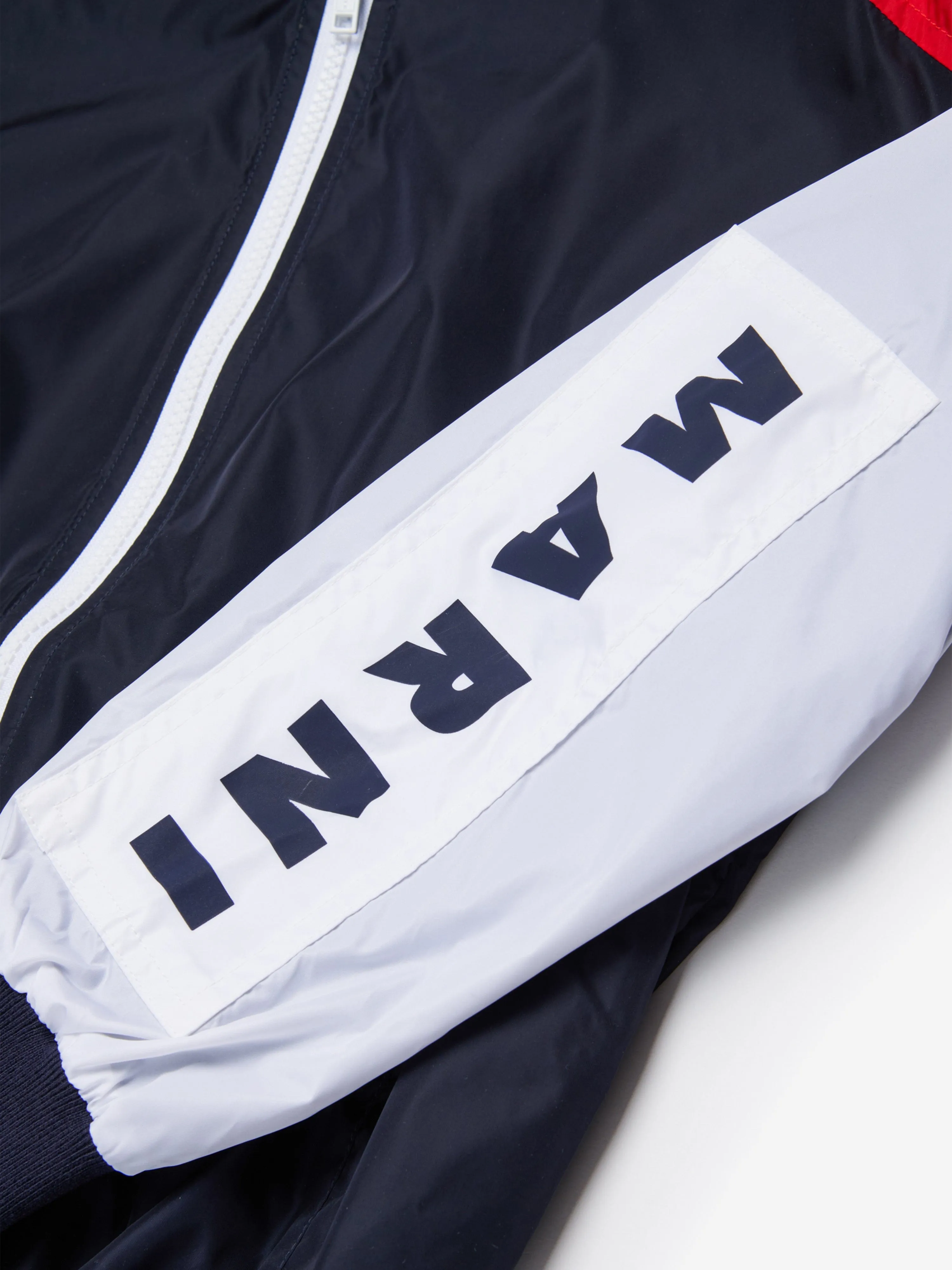 Kids Logo Zip Up Jacket in Navy