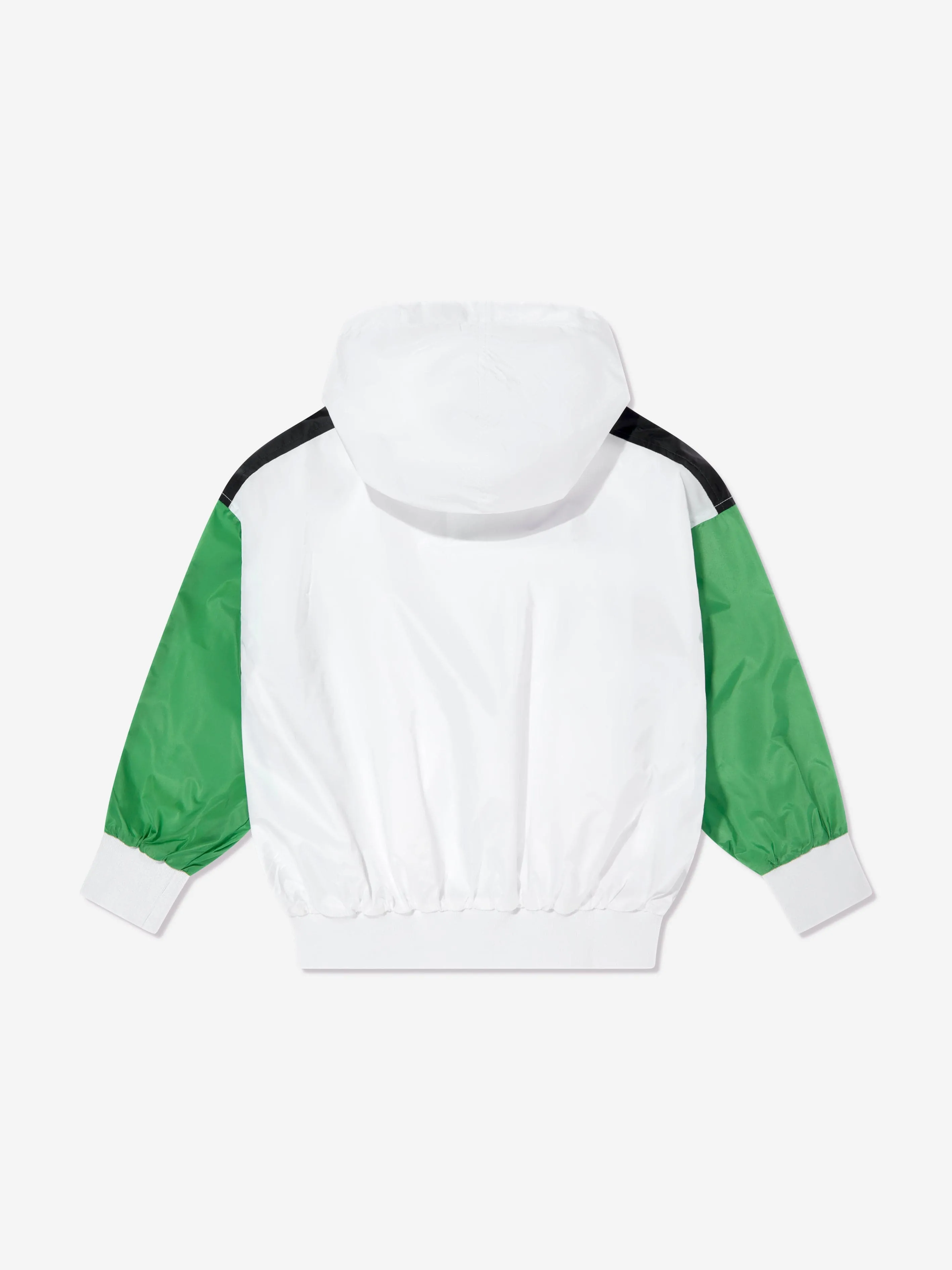 Kids Logo Zip Up Jacket in White