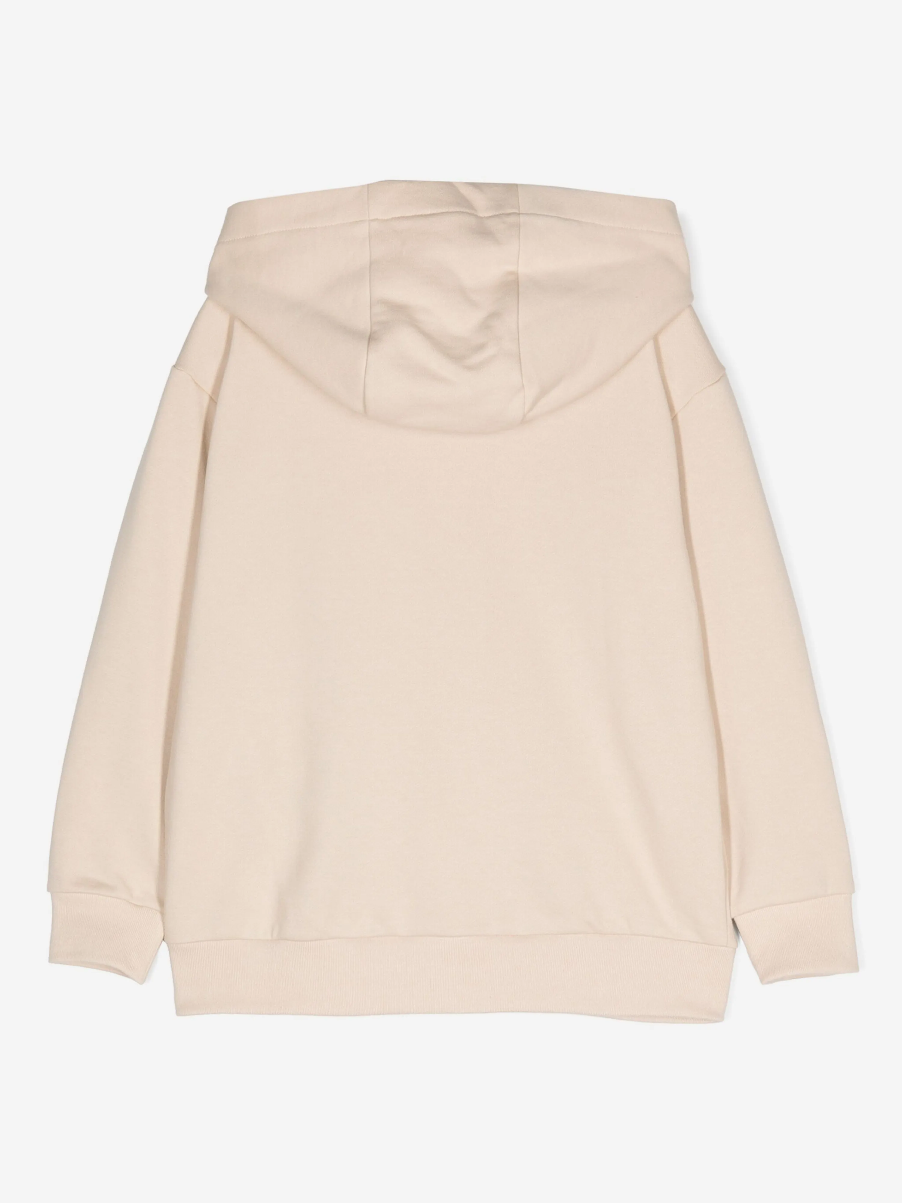 Kids Logo Zip Up Top in Beige