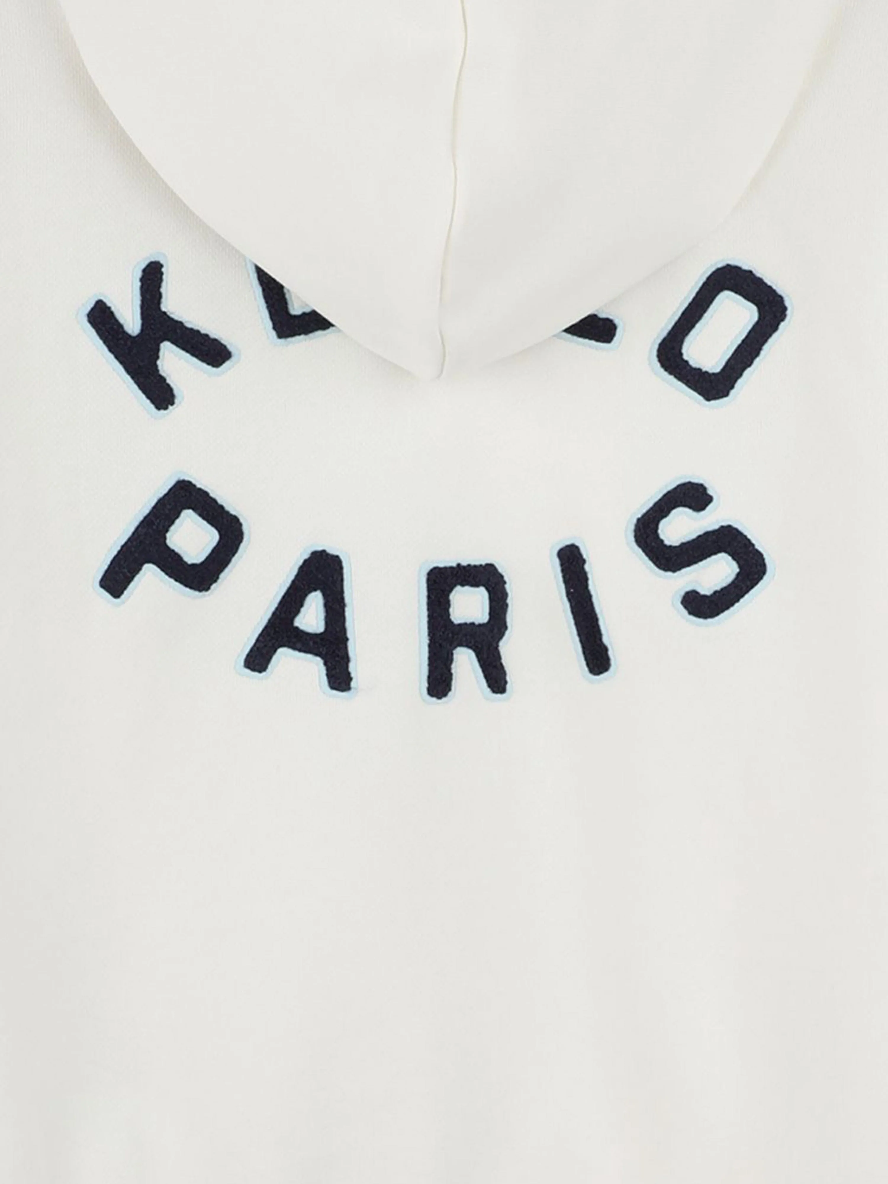 Kids Logo Zip Up Top in Ivory