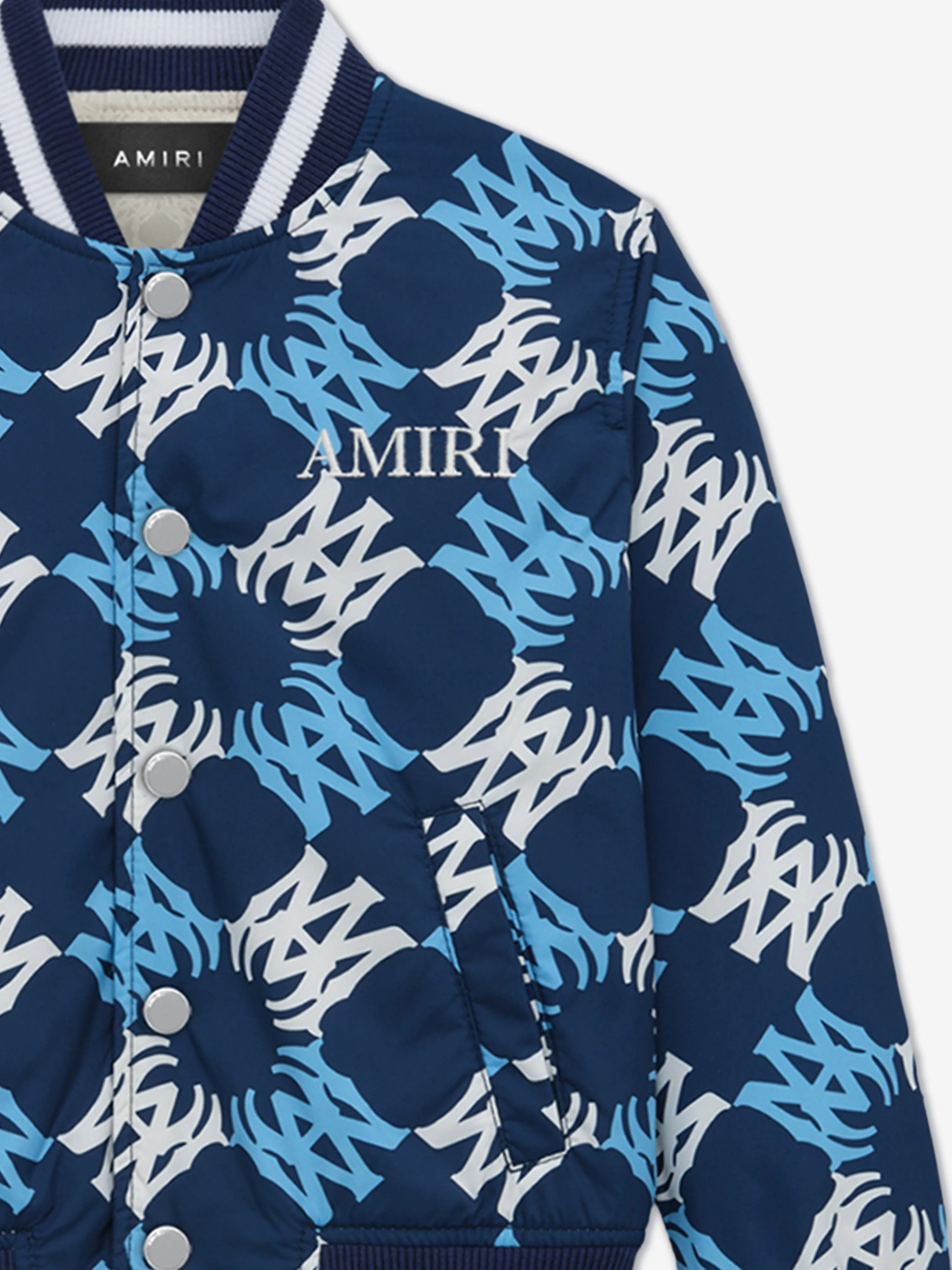 Kids MA Quad Bomber Jacket in Navy