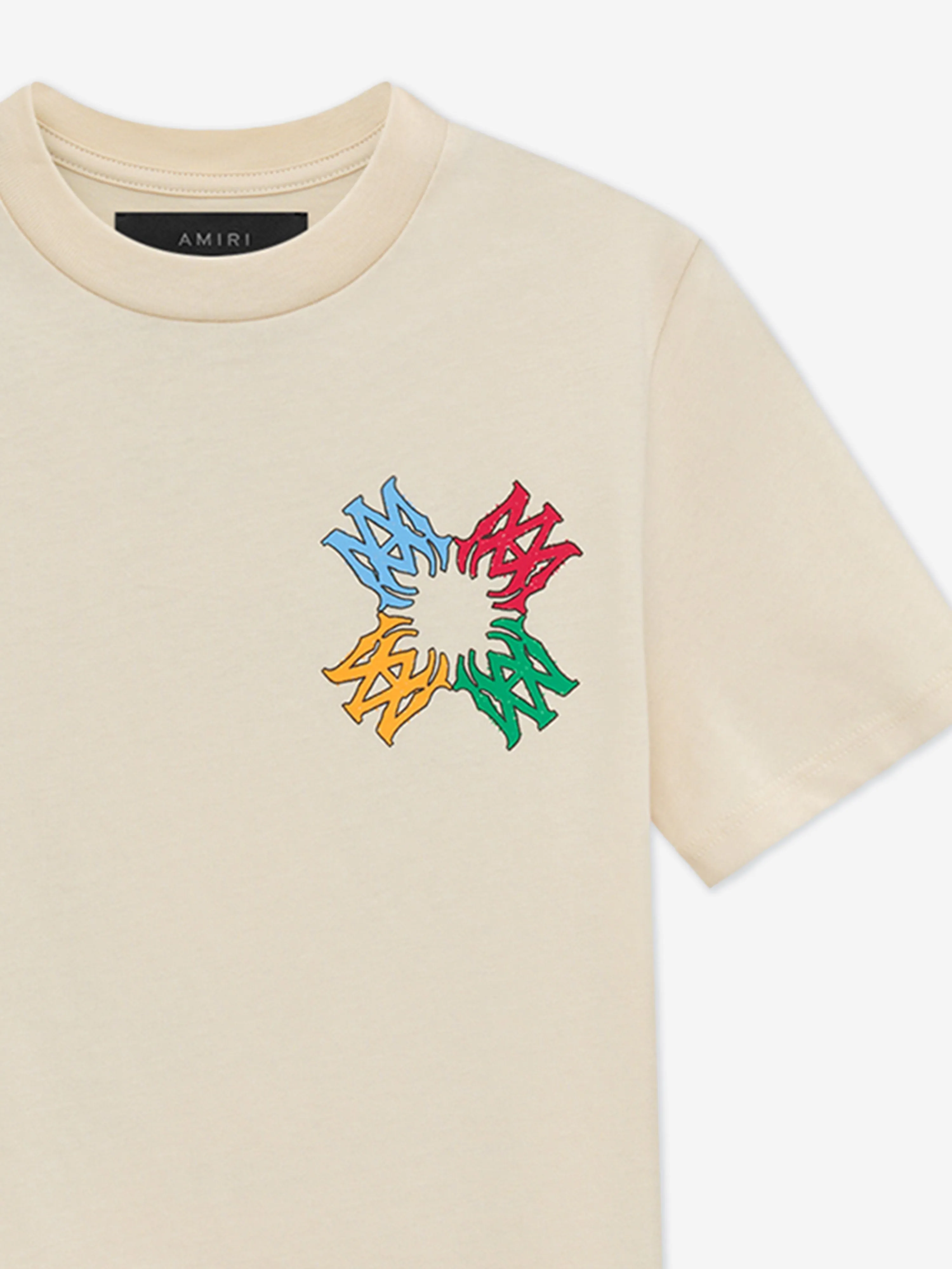 Kids MA Quad Scribble T-Shirt in Ivory