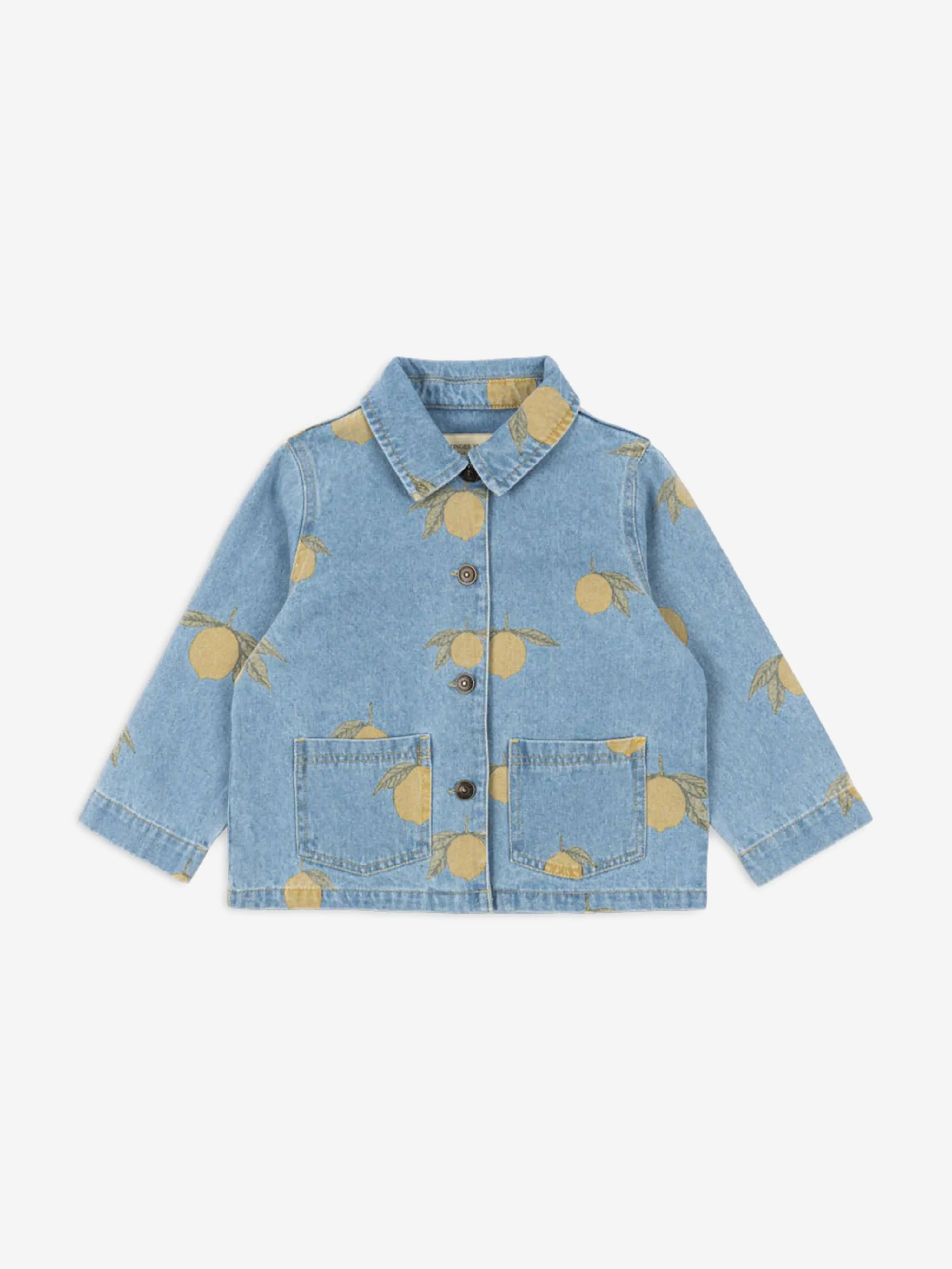 Kids Magot Lemon Denim Jacket in Blue