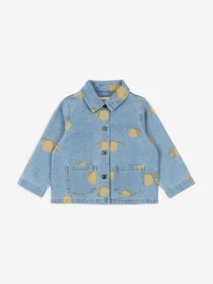 Kids Magot Lemon Denim Jacket in Blue