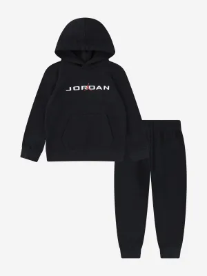 Kids MJ Baseline Tracksuit in Black