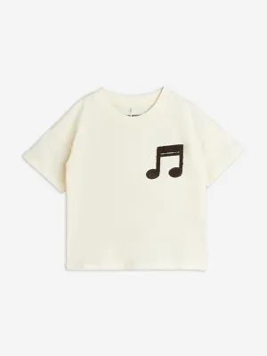 Kids Note Chenille T-Shirt in Ivory