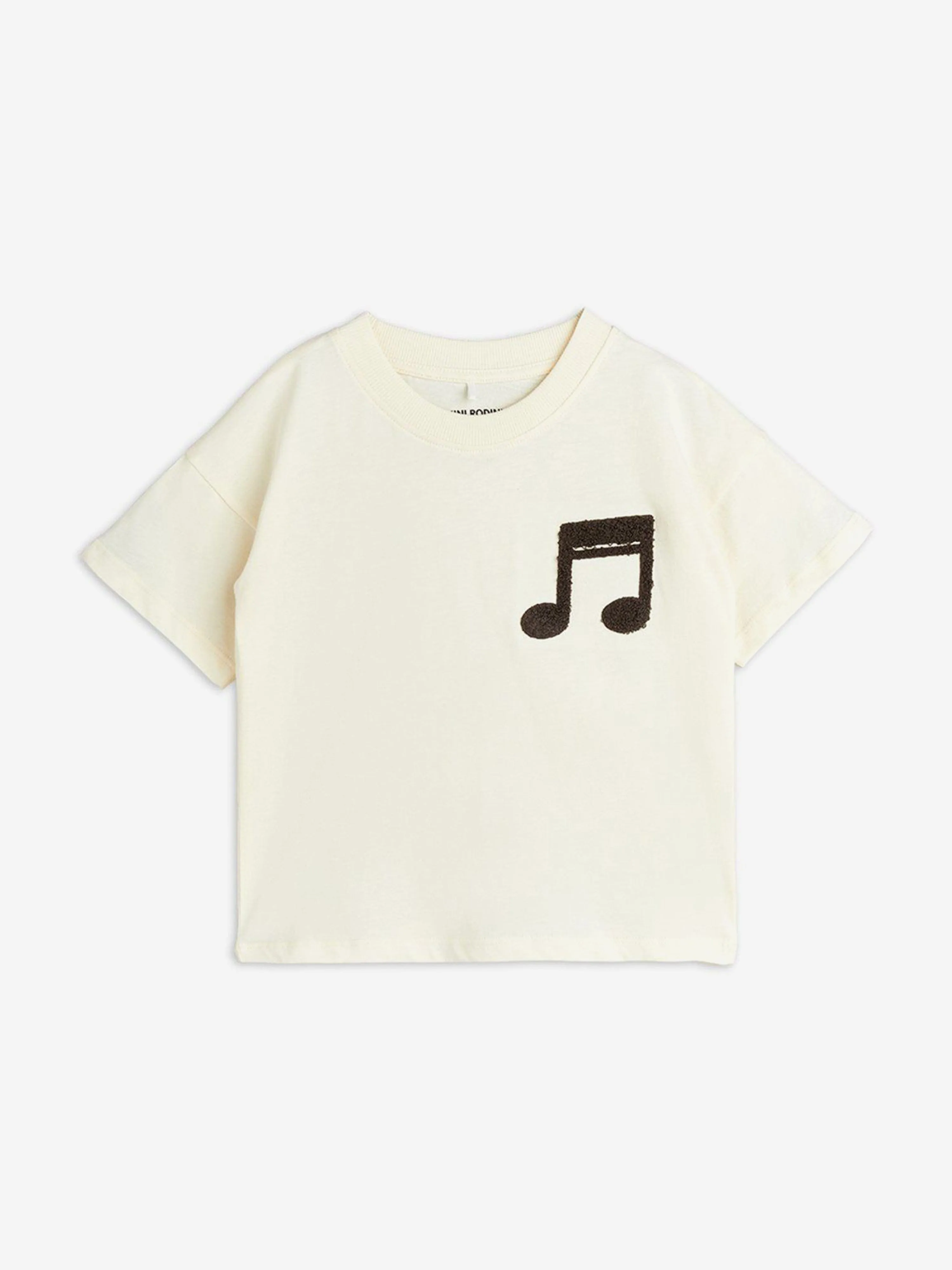 Kids Note Chenille T-Shirt in Ivory